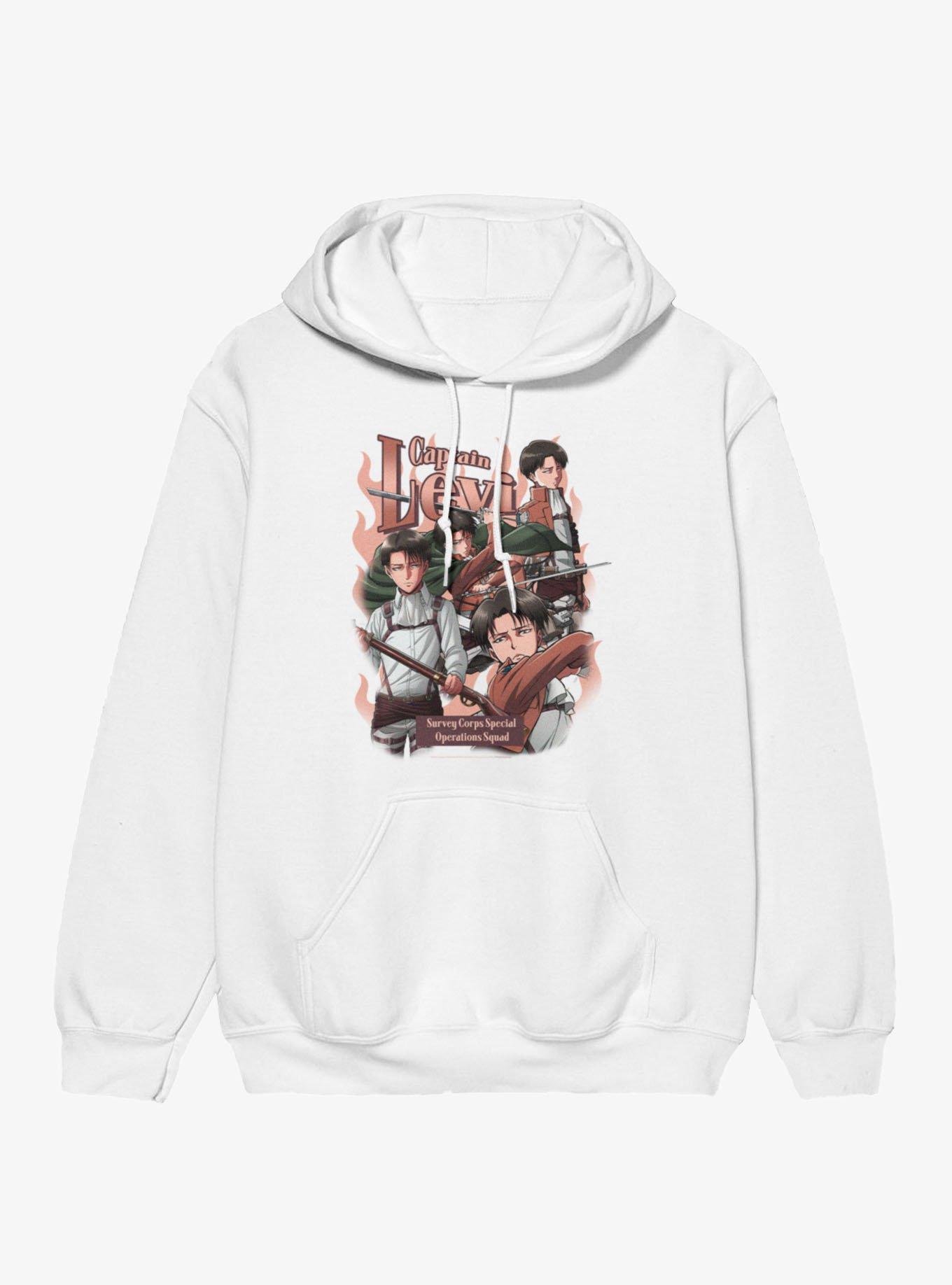 Attack On Titan Levi Heart Hoodie, , hi-res