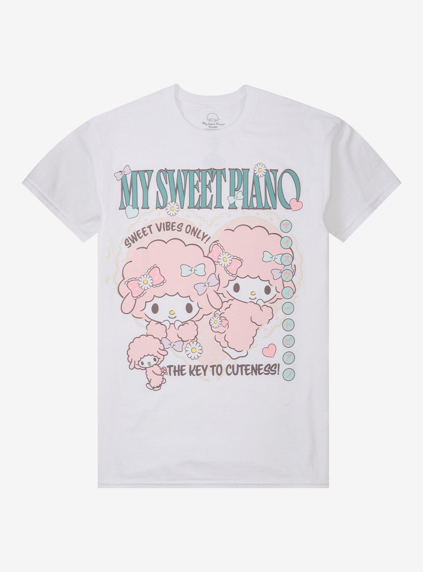 My Sweet Piano Collage T-Shirt, , hi-res