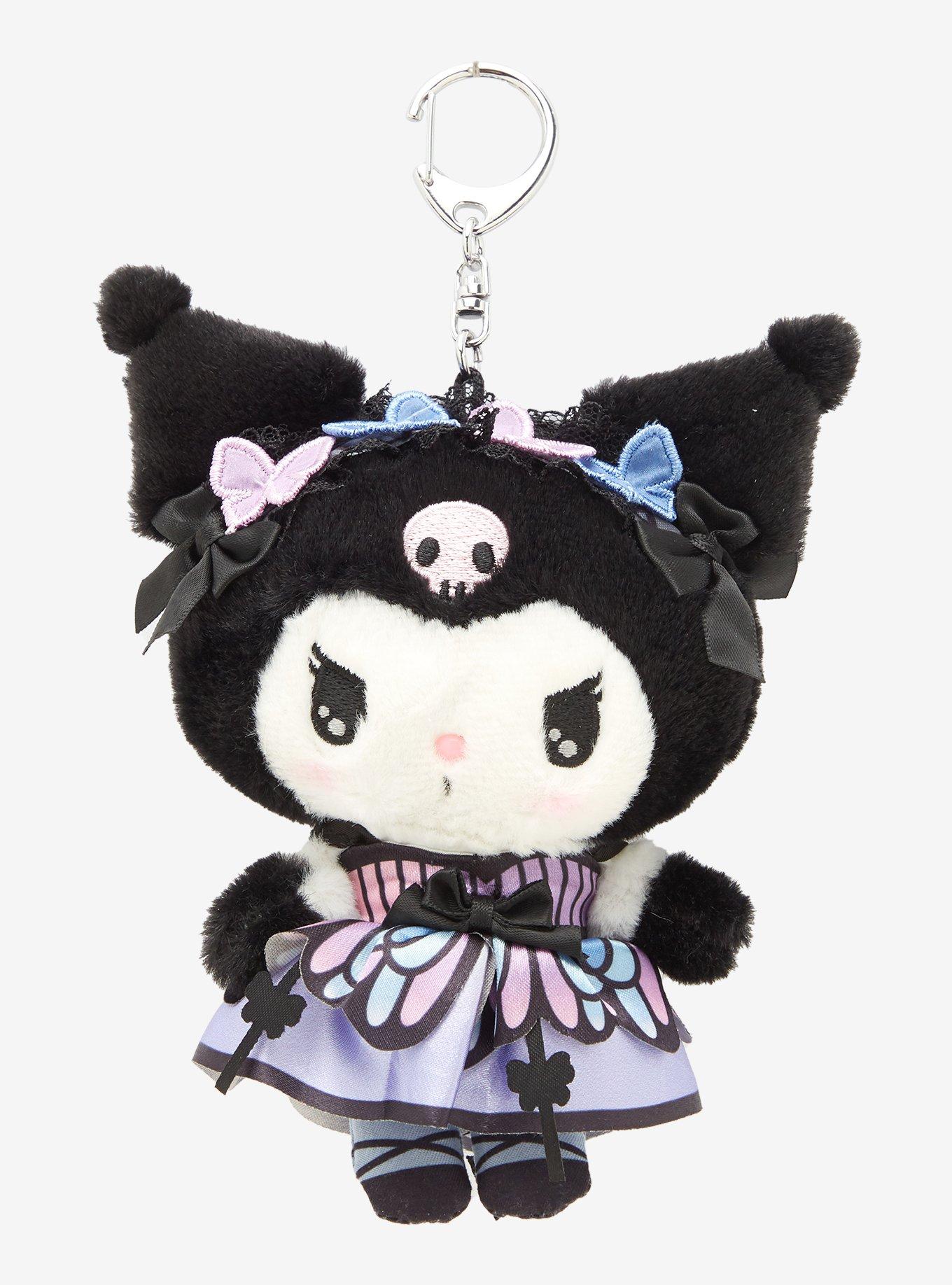 Sanrio Japan Originals Kuromi Butterfly Plush Bag Charm, , hi-res