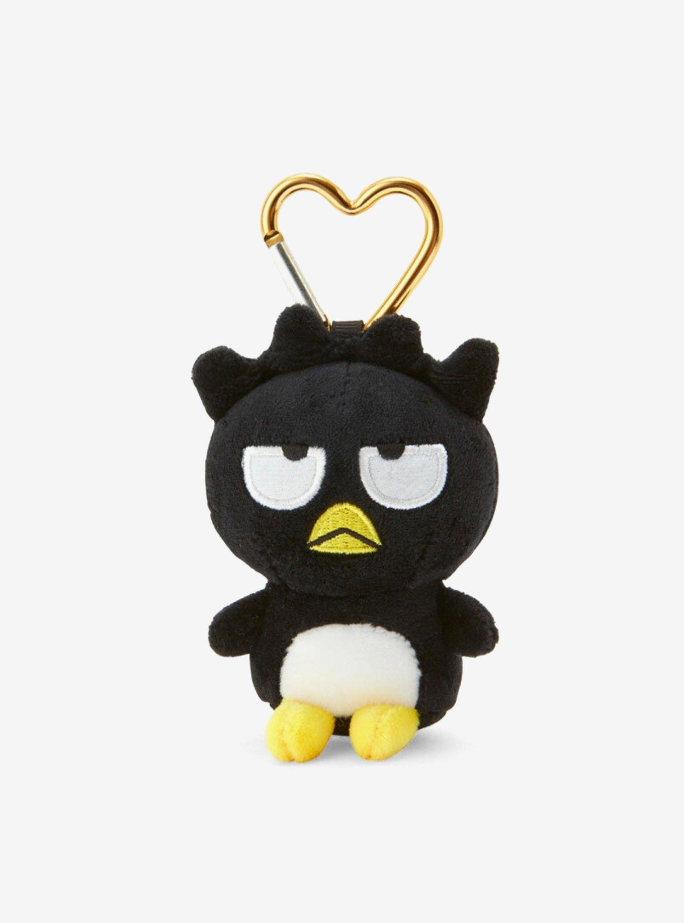 Sanrio Japan Originals Badtz-Maru Heart Carabiner Plush Bag Charm