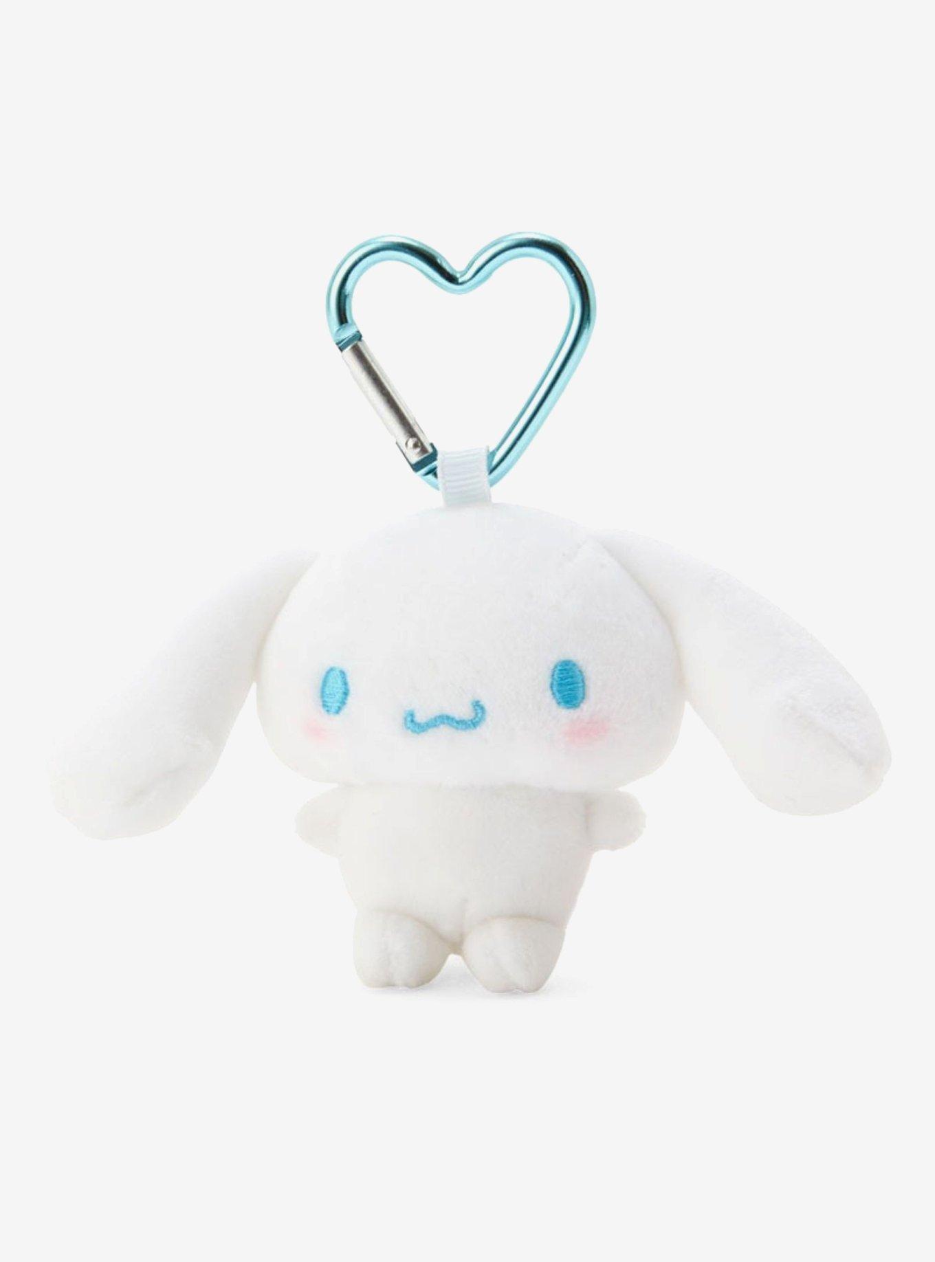 Sanrio Japan Originals Cinnamoroll Heart Carabiner Plush Bag Charm, , hi-res