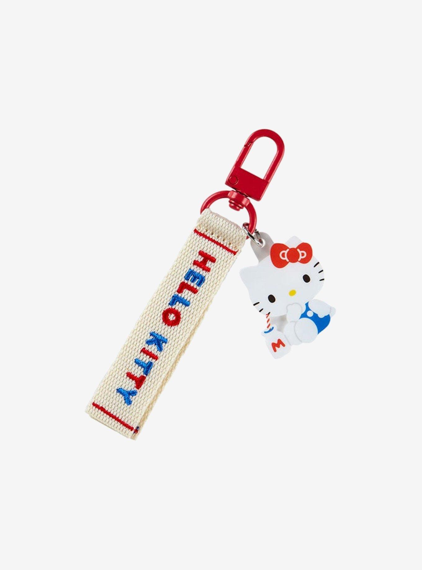 Sanrio Japan Originals Hello Kitty Name Strap Charm Key Chain, , hi-res