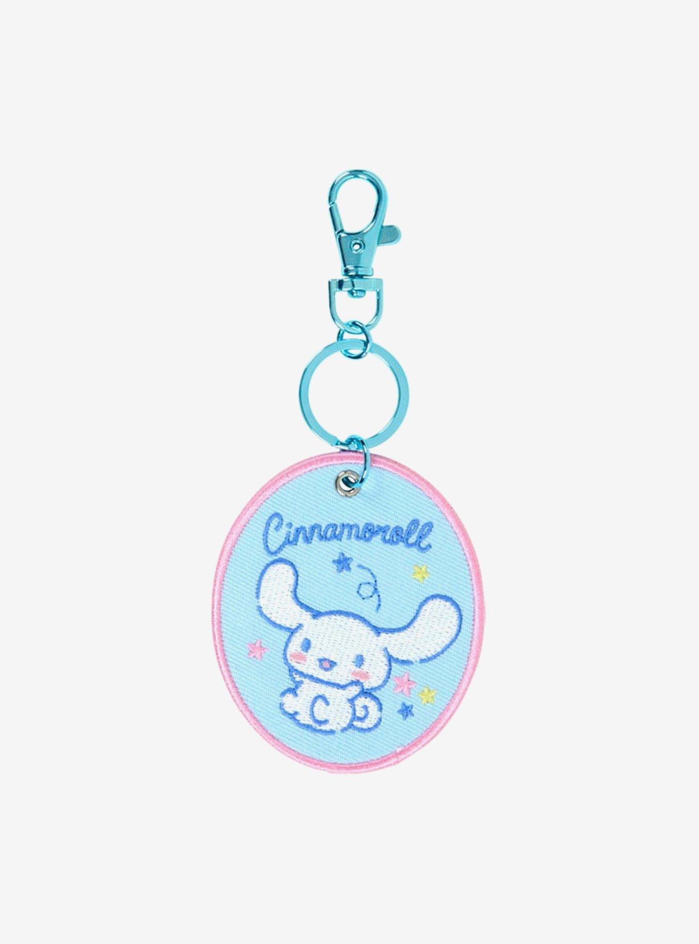 Sanrio Japan Originals Cinnamoroll Embroidered Circle Key Chain, , hi-res