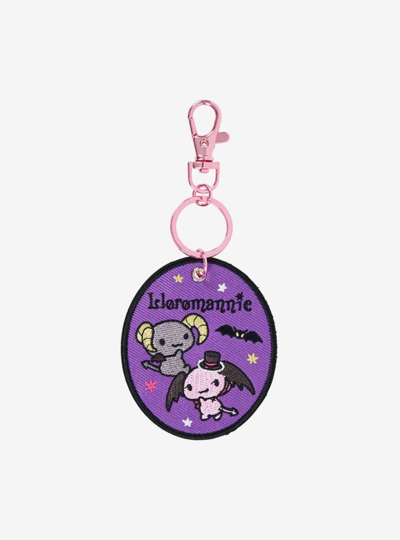 Sanrio Japan Originals Lloromannic Embroidered Circle Key Chain, , hi-res