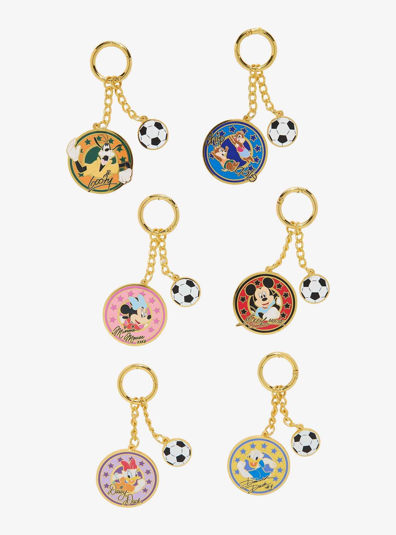 Disney Mickey Mouse & Friends Soccer Characters Blind Box Multi Charm Keychain - BoxLunch Exclusive, , hi-res