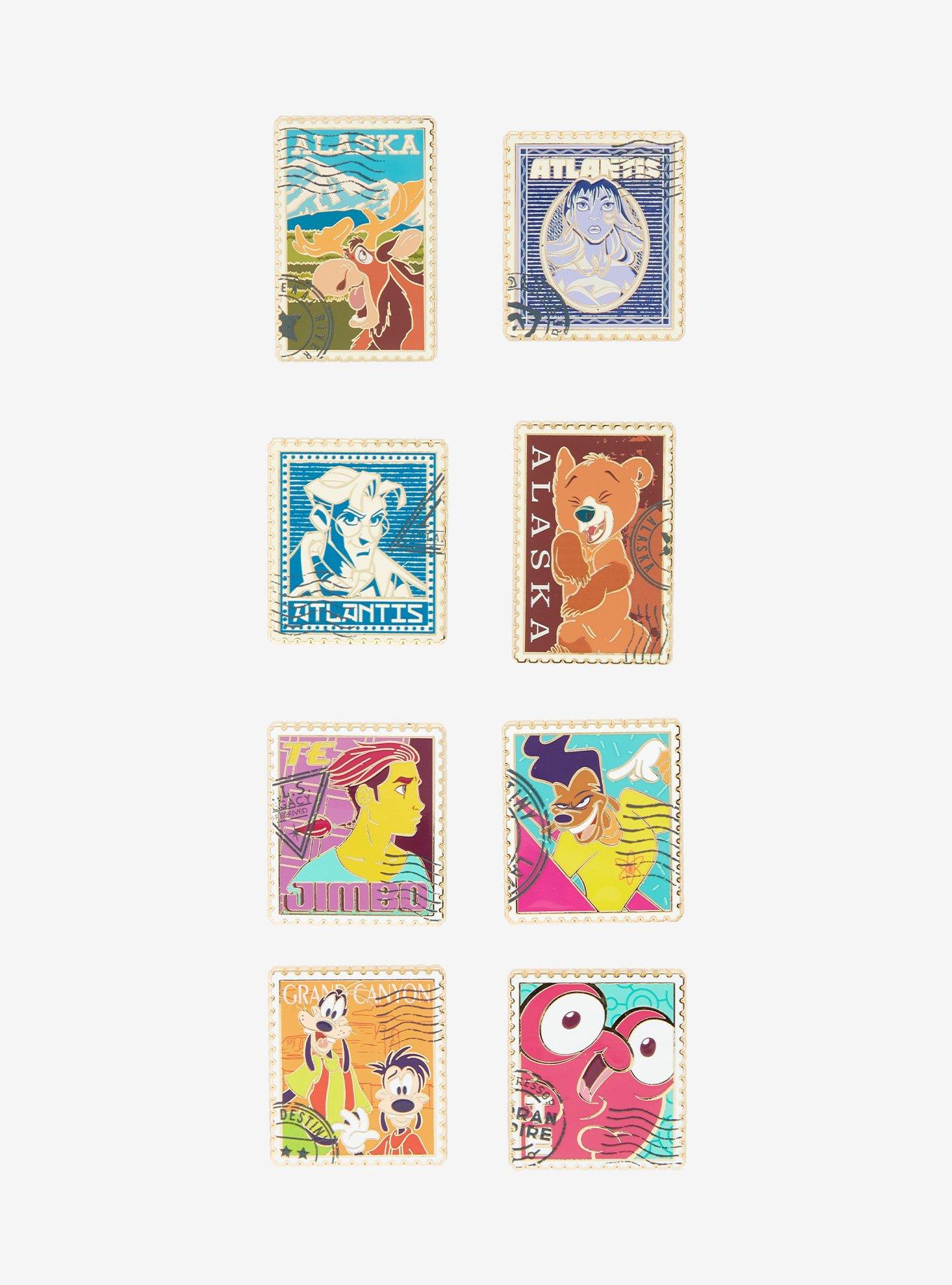 Disney Y2K Films Stamps Blind Box Enamel Pin - BoxLunch Exclusive, , hi-res