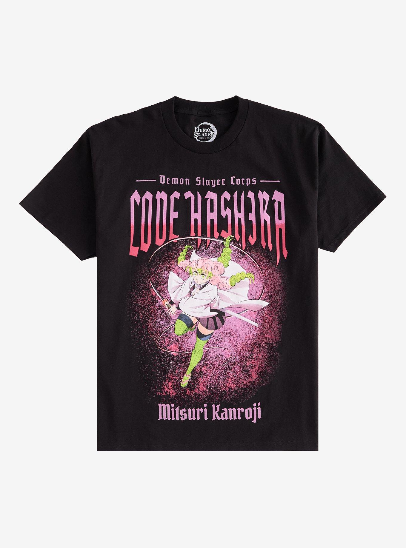 Demon Slayer: Kimetsu No Yaiba Mitsuri Pink Splatter T-Shirt, , hi-res