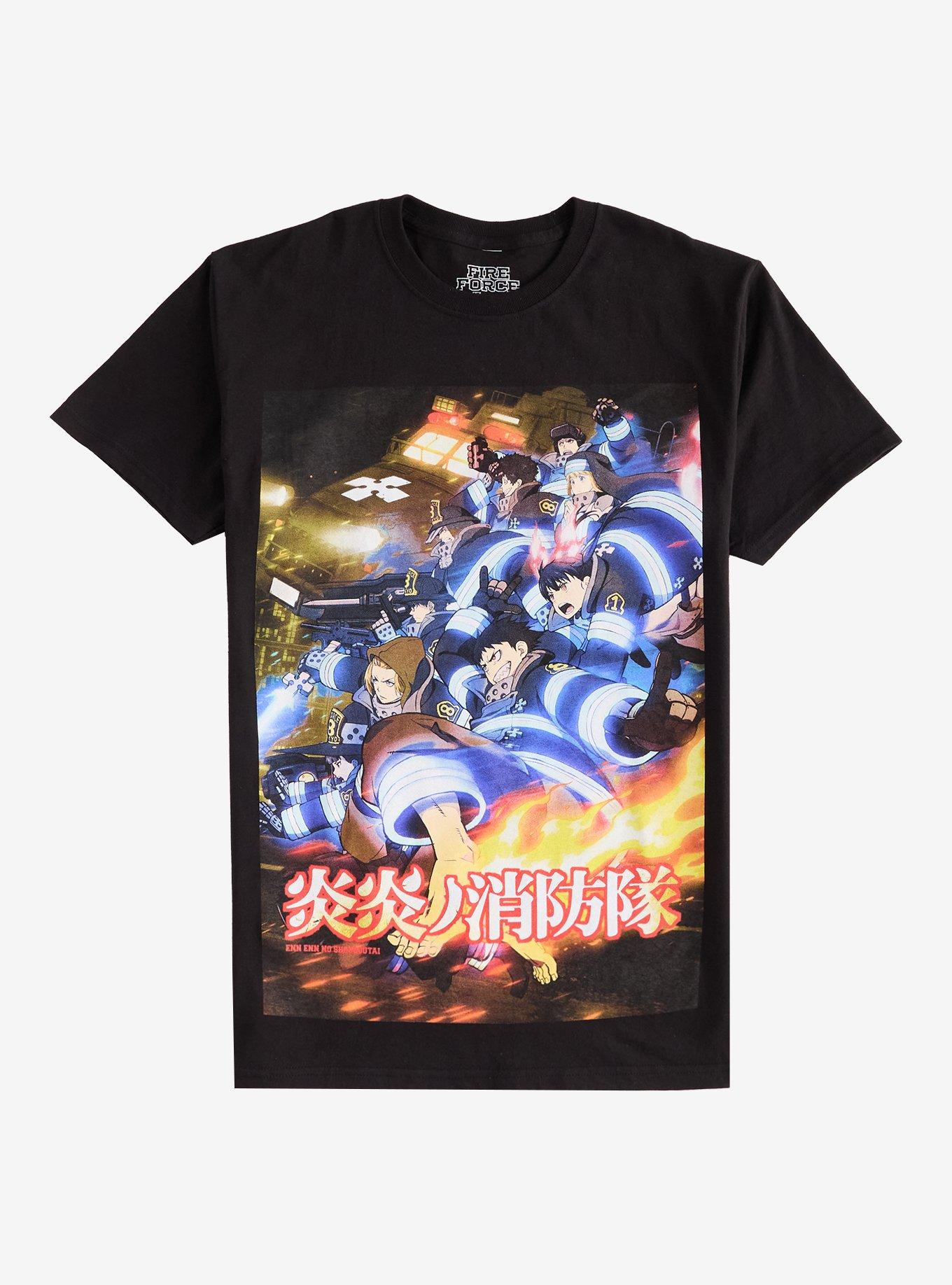 Fire Force Japanese Poster T-Shirt, , hi-res