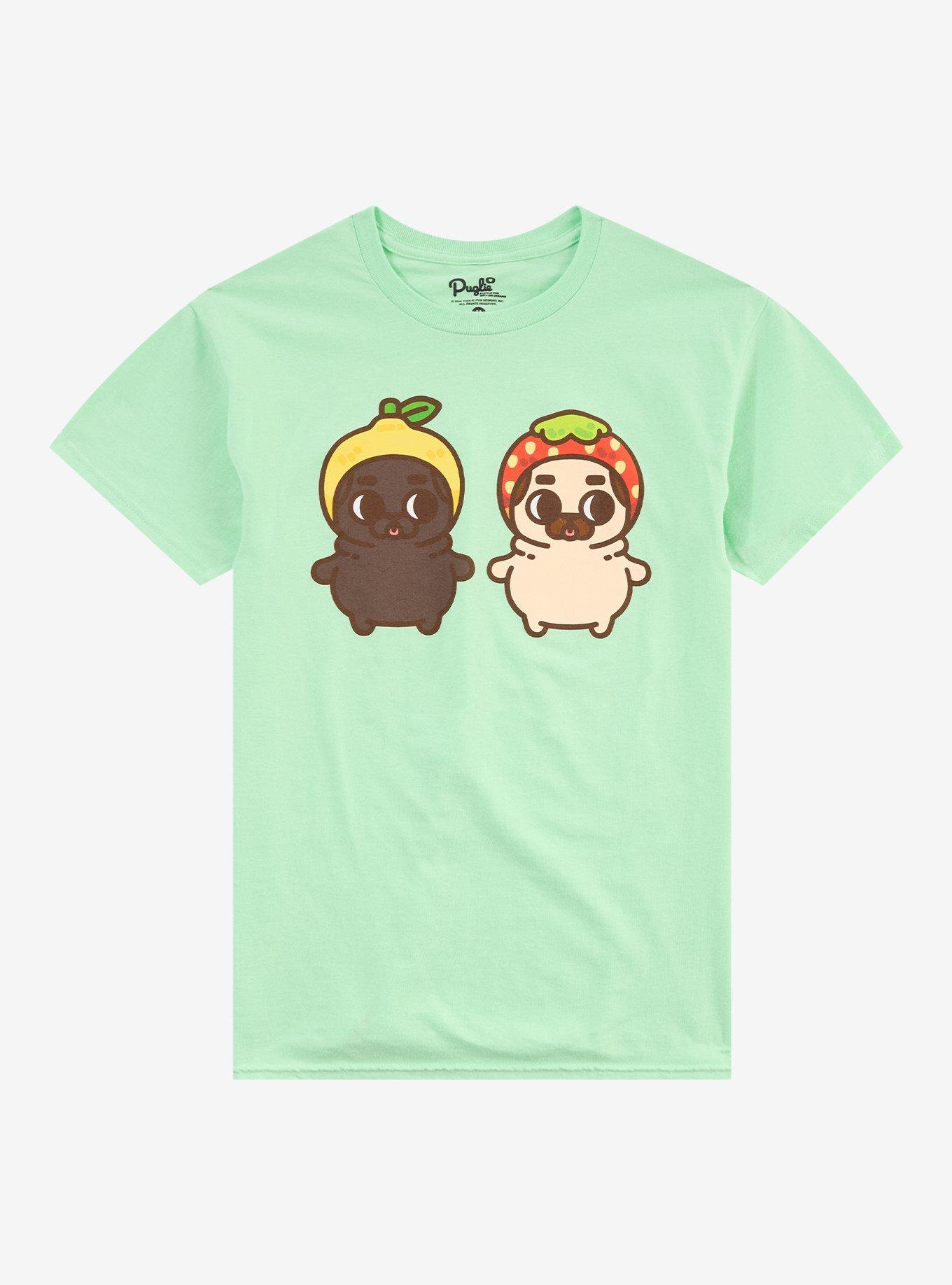 Puglie Pug Fruit Pups T-Shirt, , hi-res