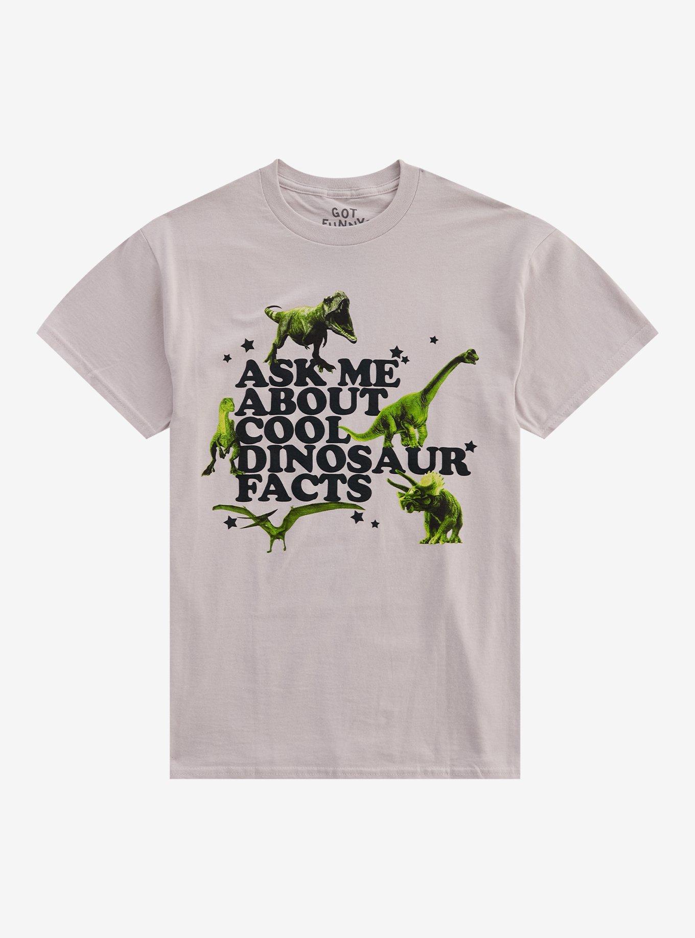 Ask About Dinosaur Facts T-Shirt By Got Funny?, , hi-res