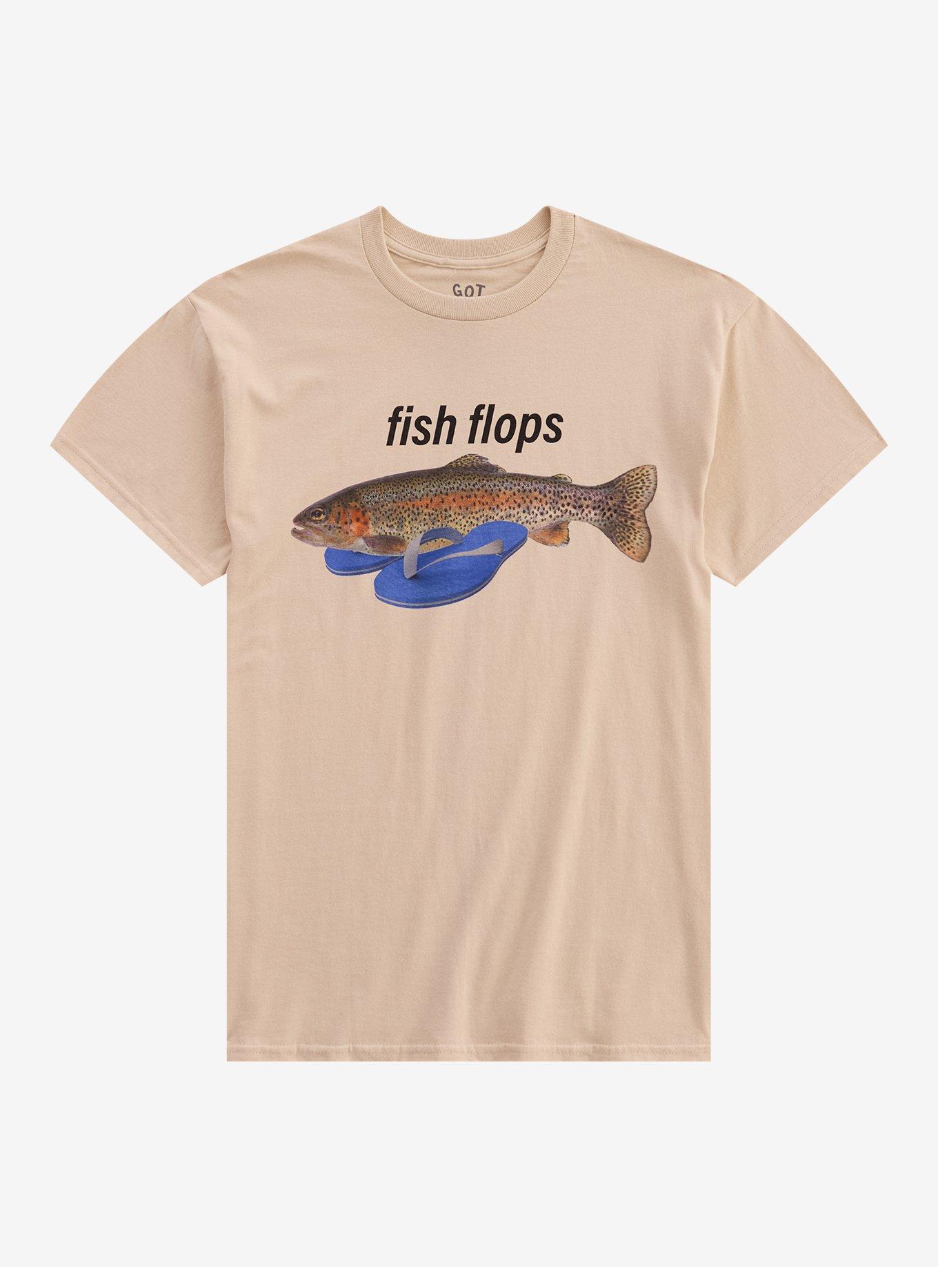 GOTFUNNY Fish Flops T-Shirt By Got Funny?