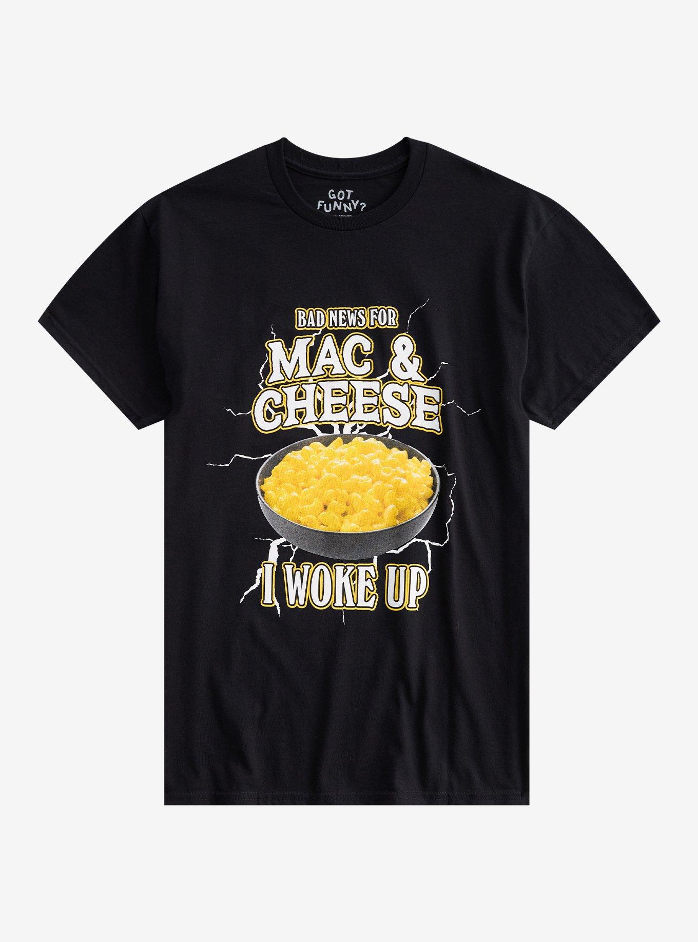 Bad News For Mac & Cheese T-Shirt By Got Funny?, , hi-res