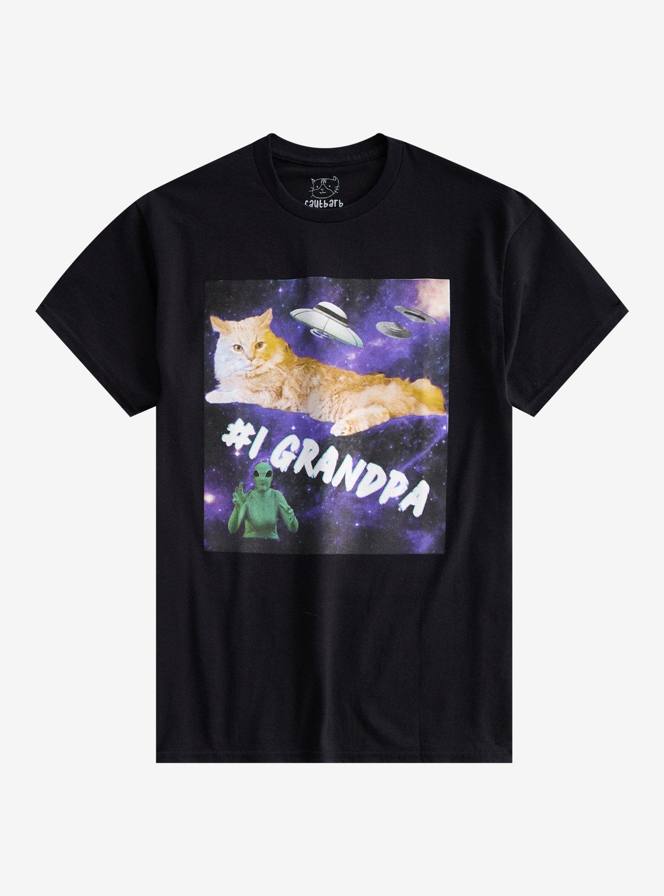 Number One Grandpa Collage T-Shirt By Fautbarb