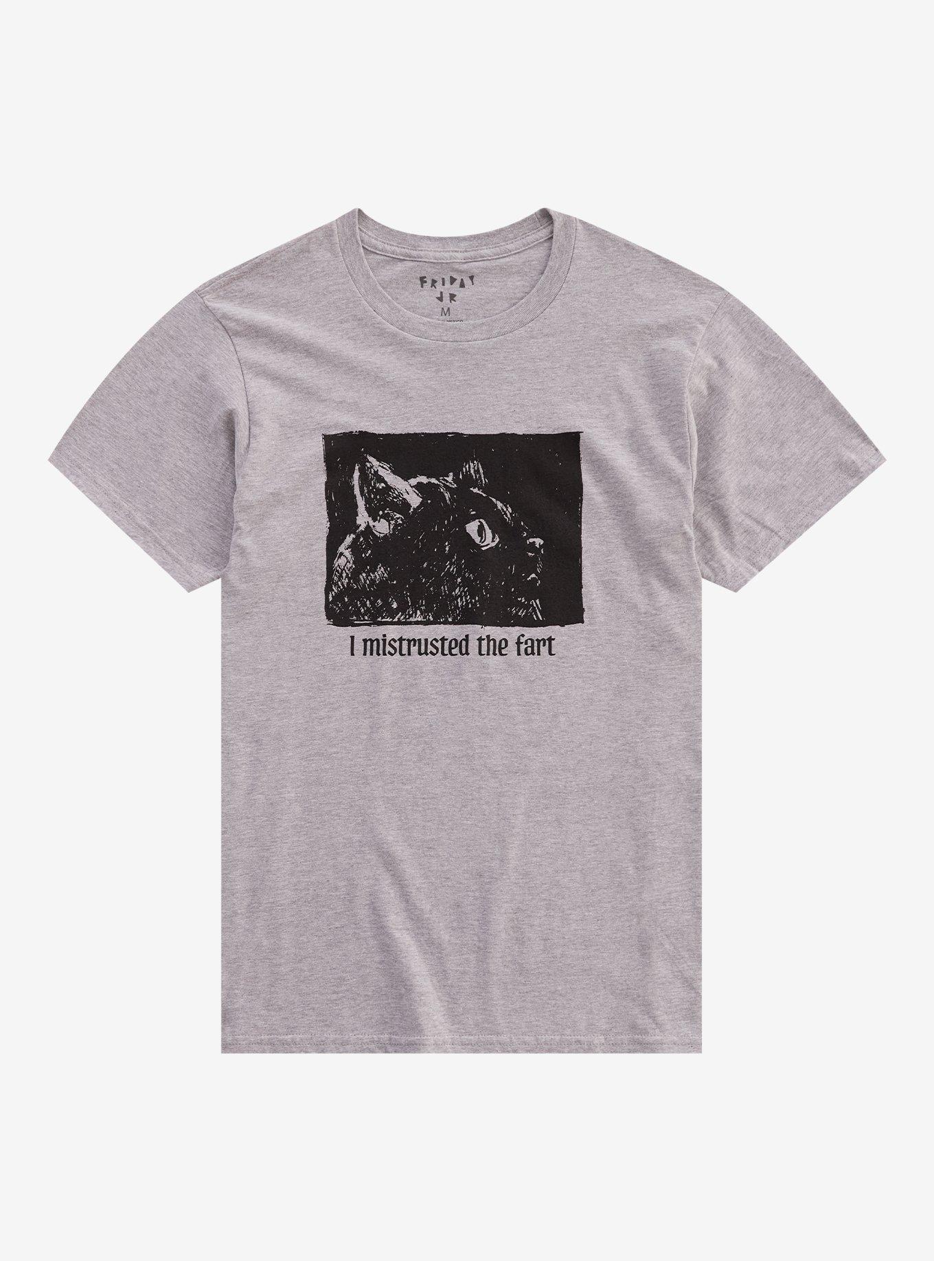 Cat Mistrusted The Fart T-Shirt By Friday Jr., , hi-res