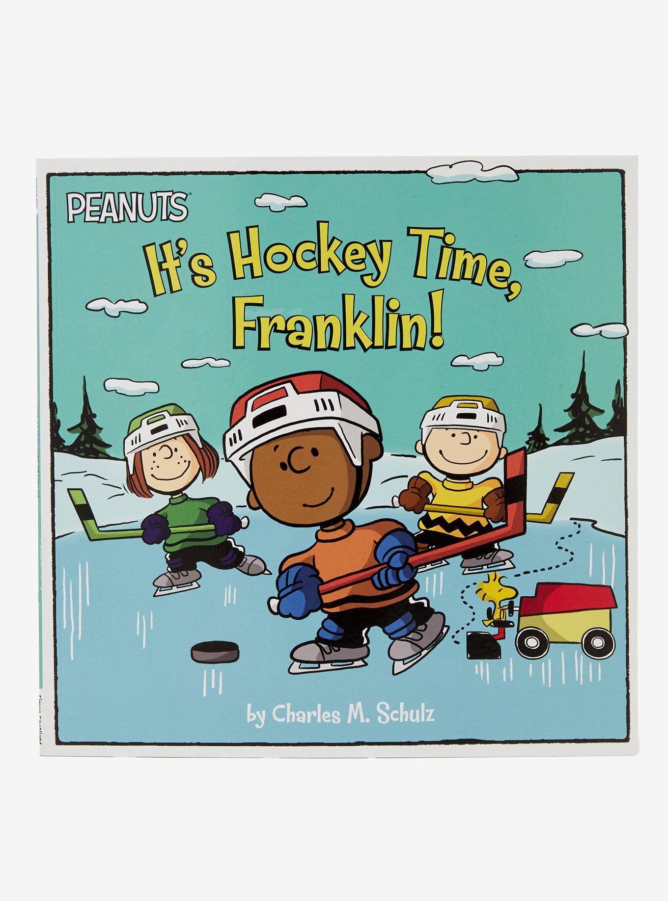 Peanuts It's Hockey Time, Franklin! Book, , hi-res