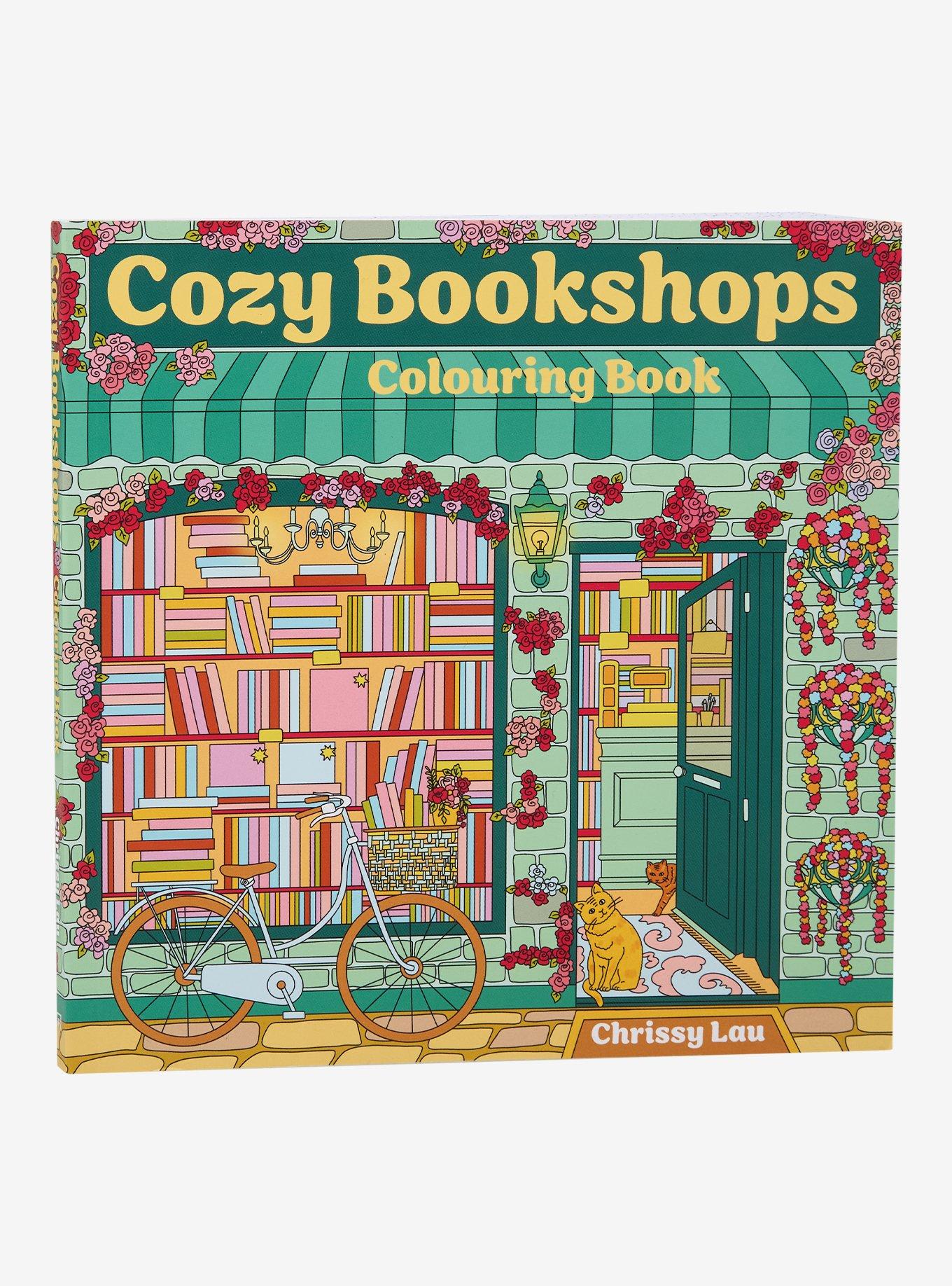 Cozy Bookshops Coloring Book, , hi-res