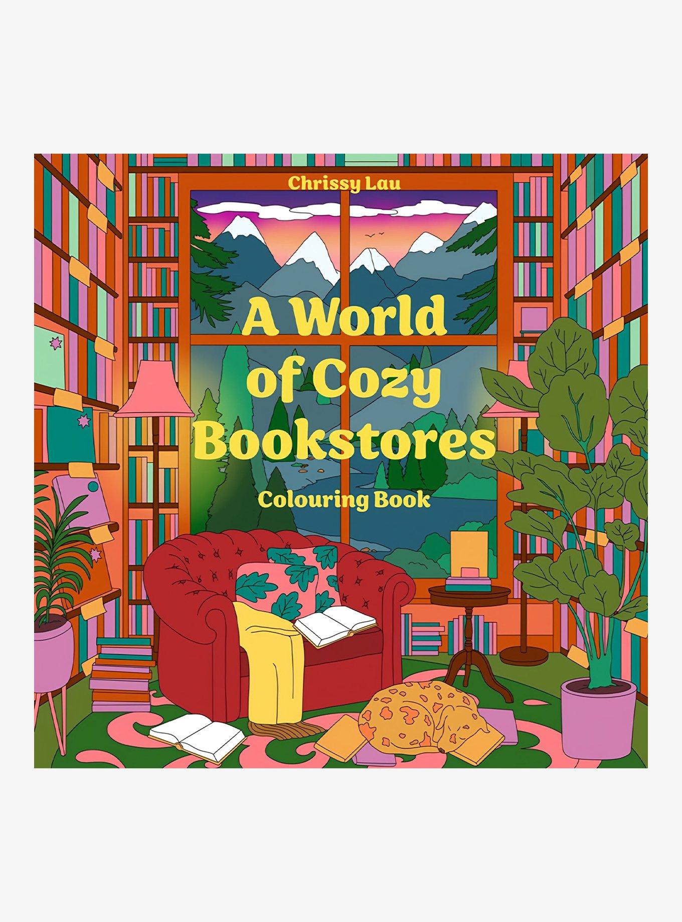 A World Of Cozy Bookstores Coloring Book, , hi-res
