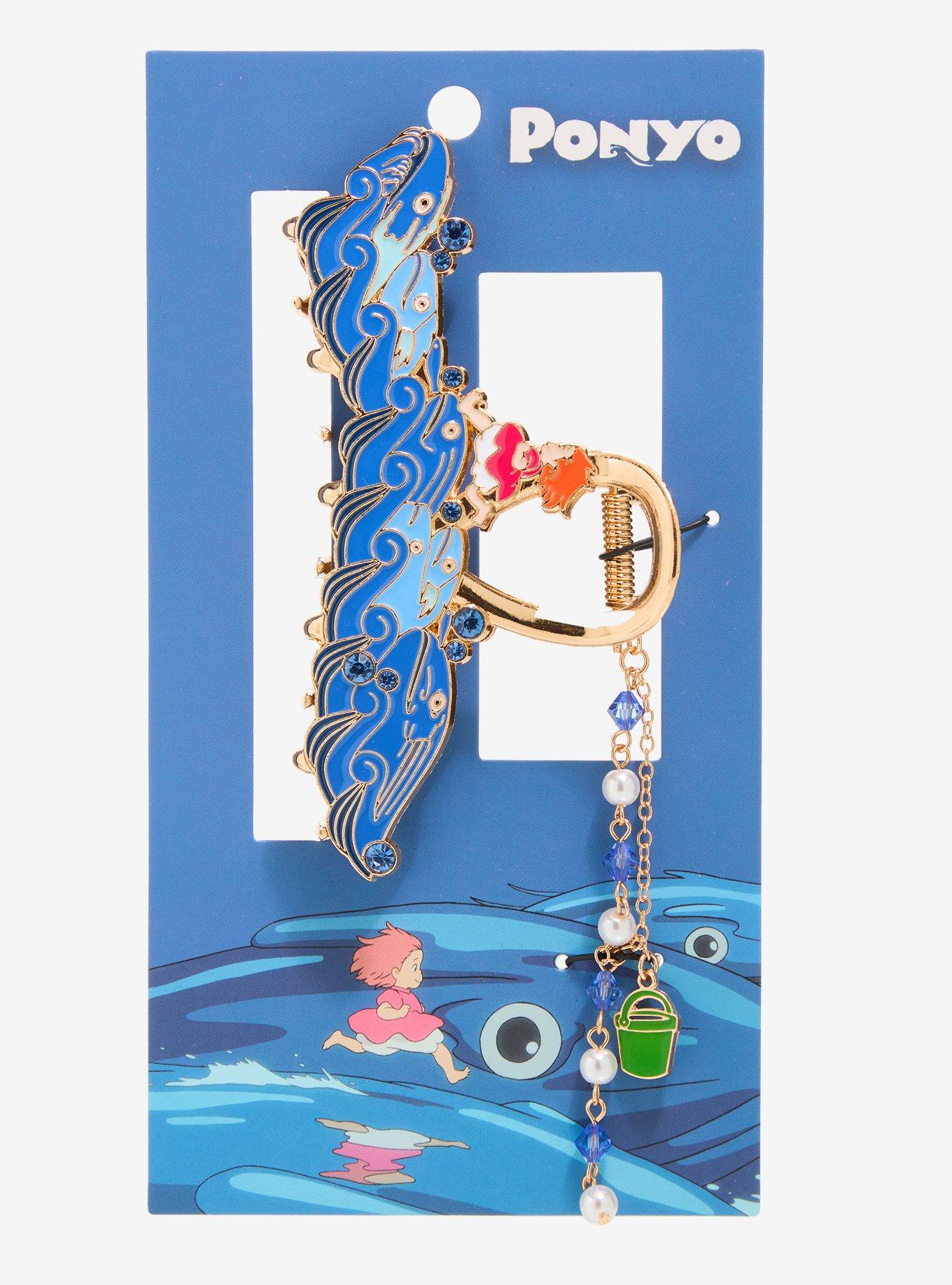 Studio Ghibli® Ponyo Waves Claw Clip with Charm - BoxLunch Exclusive