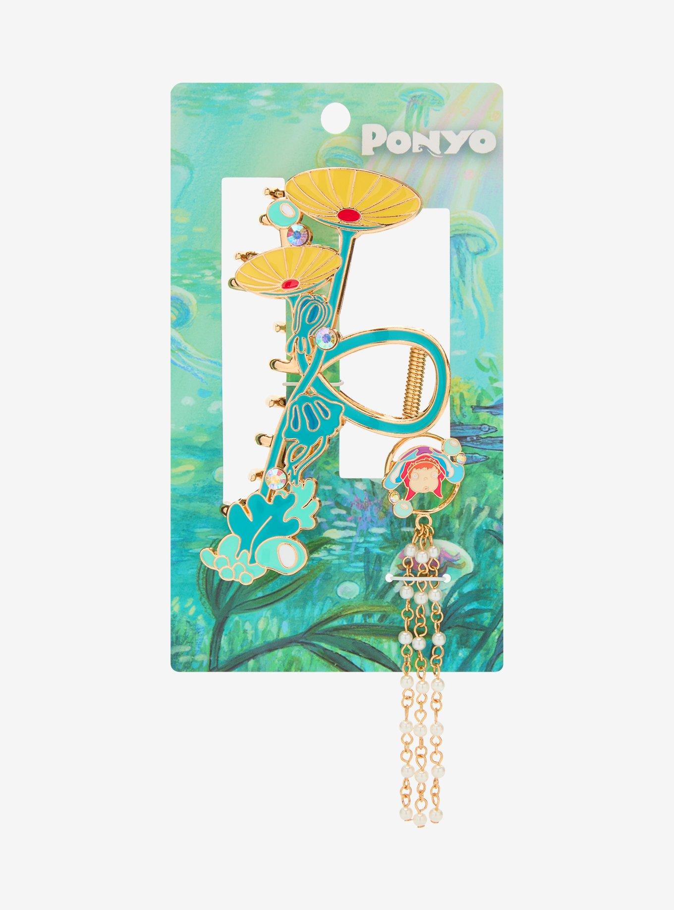 Studio Ghibli&reg; Ponyo Sea Plants Claw Clip with Charm - BoxLunch Exclusive, , hi-res