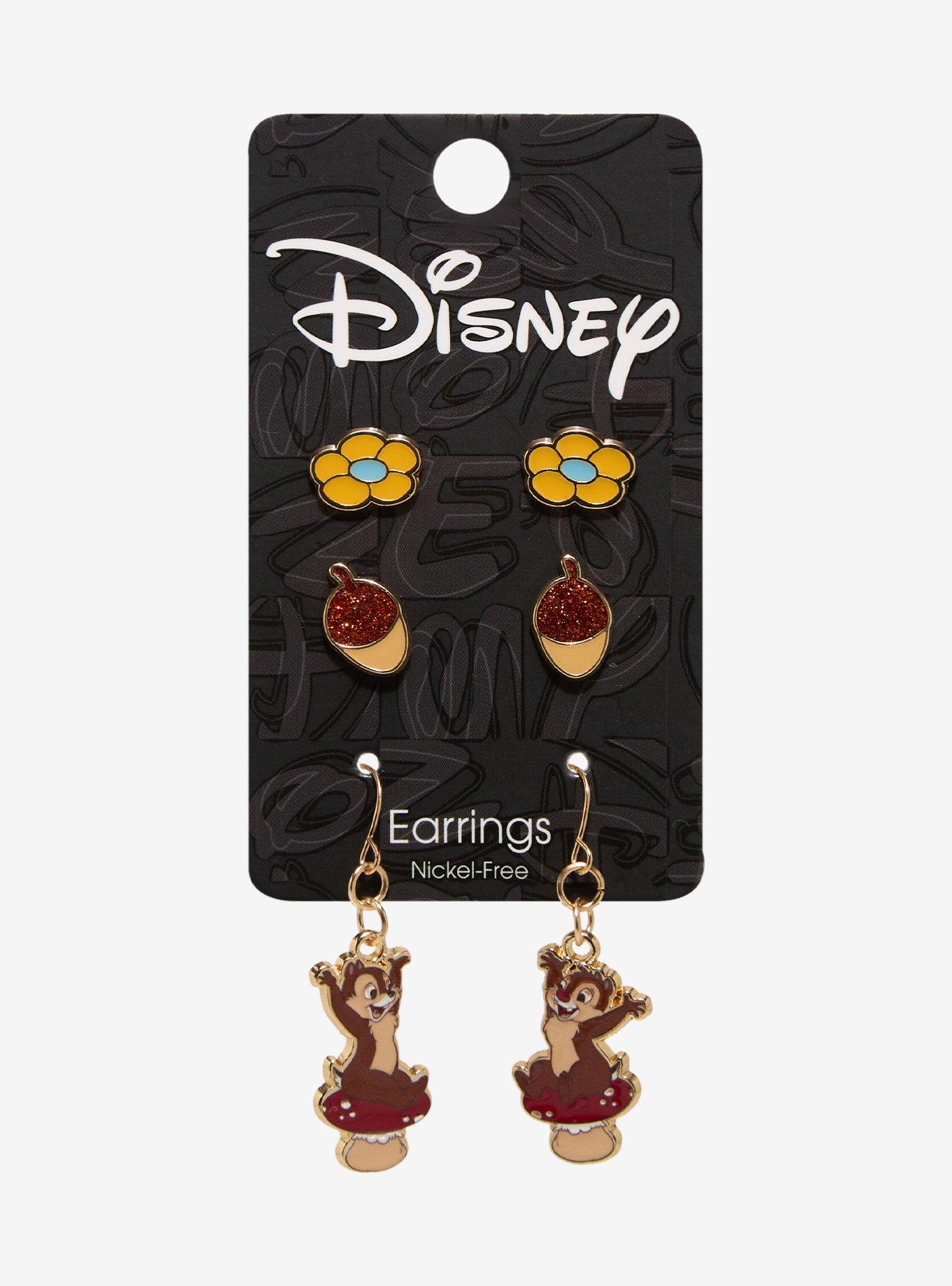 Disney Chip & Dale Earring Set - BoxLunch Exclusive, , hi-res