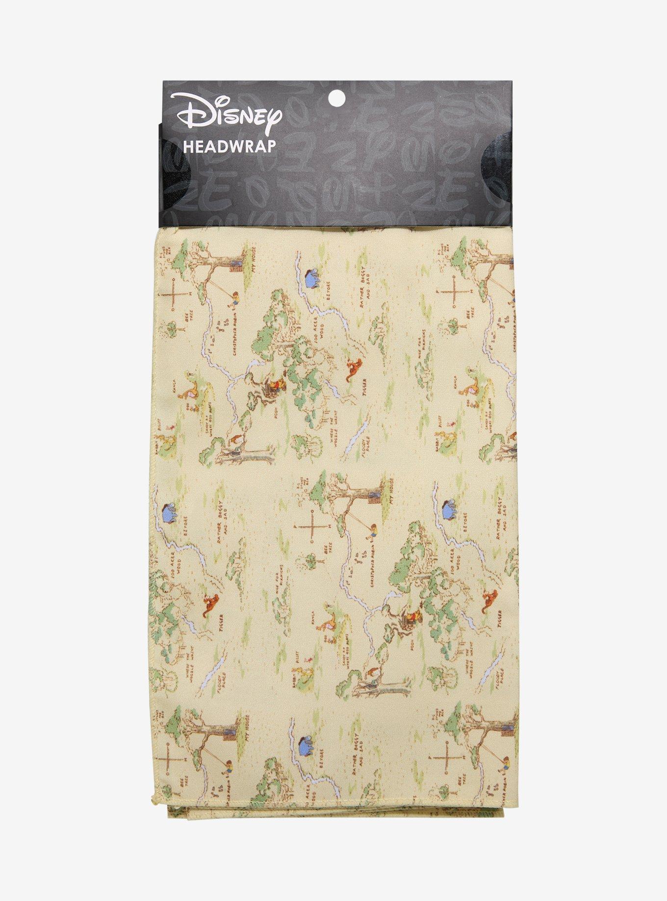 Disney Winnie the Pooh Hundred Acre Wood Map Bandana - BoxLunch Exclusive, , hi-res