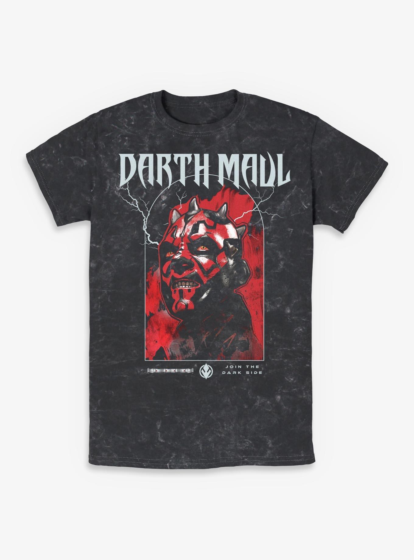 Star Wars Episode I: The Phantom Menace Darth Maul Join The Darkside Mineral Wash T-Shirt BoxLunch Exclusive, , hi-res