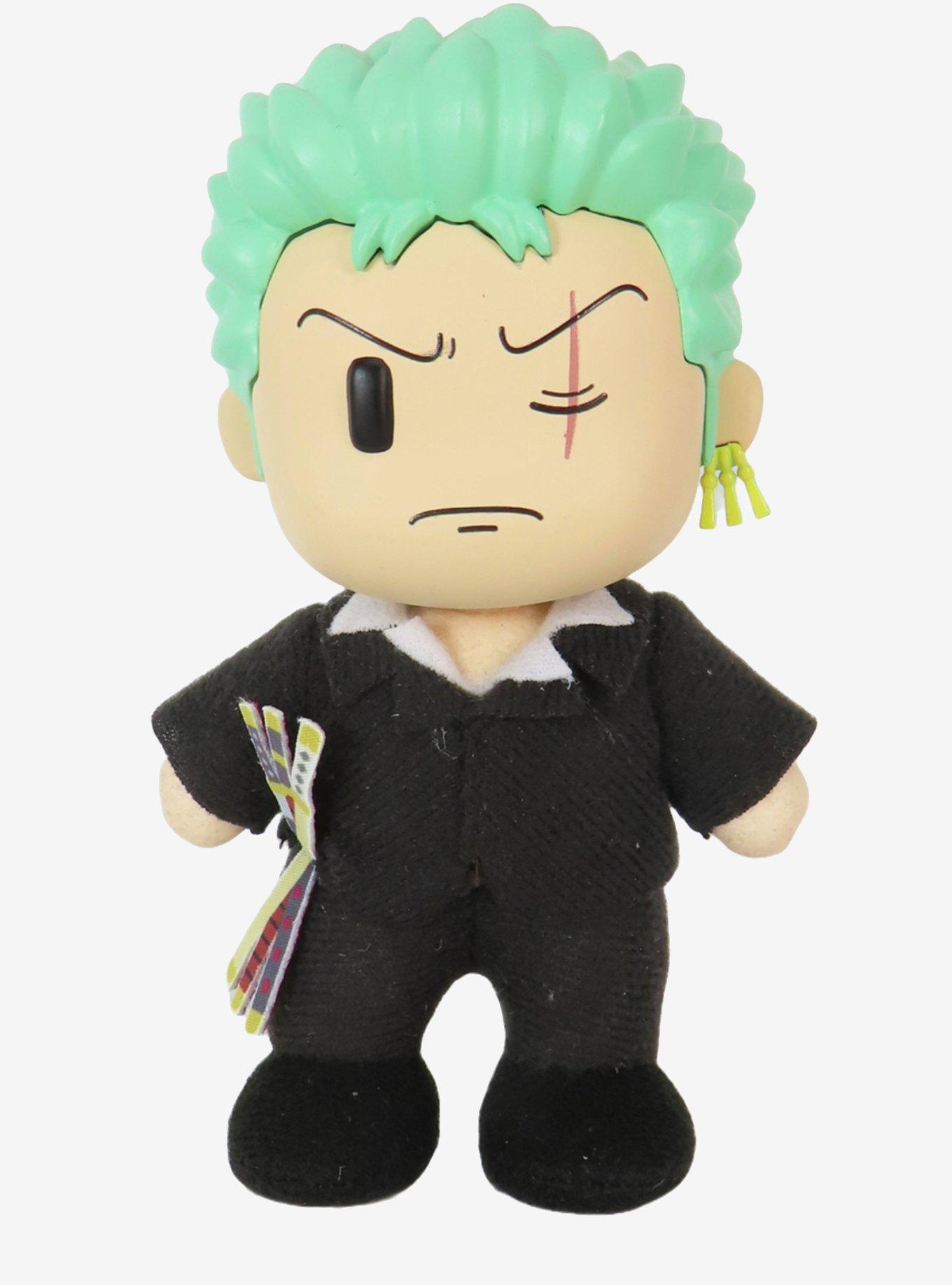 FigureKey One Piece Roronoa Zoro (Dressrosa Arc) Plush Figure 4.5" H, , hi-res