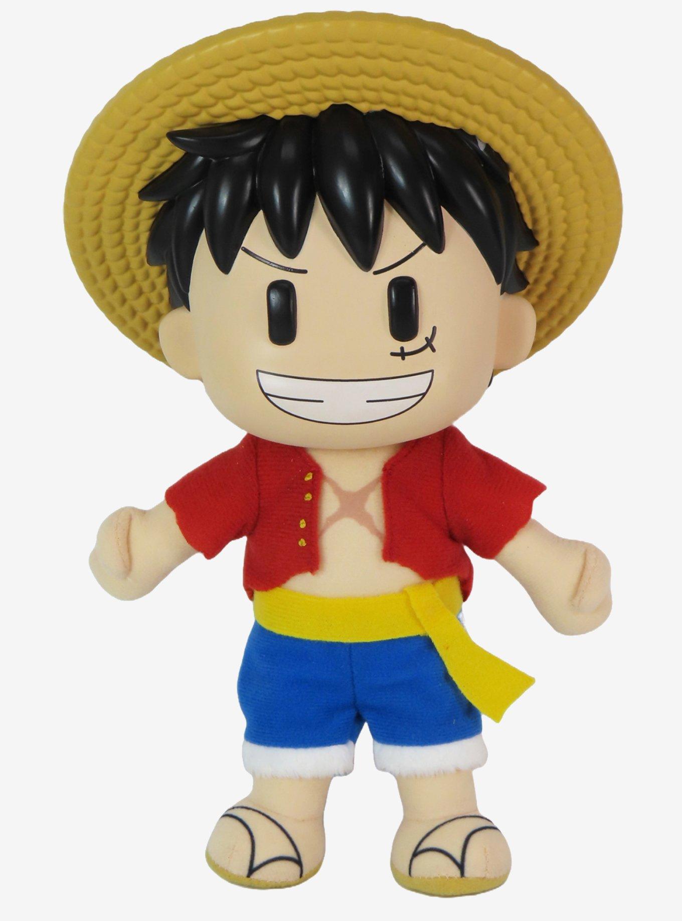 FigureKey One Piece Monkey D. Luffy (Return to Sabaody Arc) Plush Figure 8" H, , hi-res