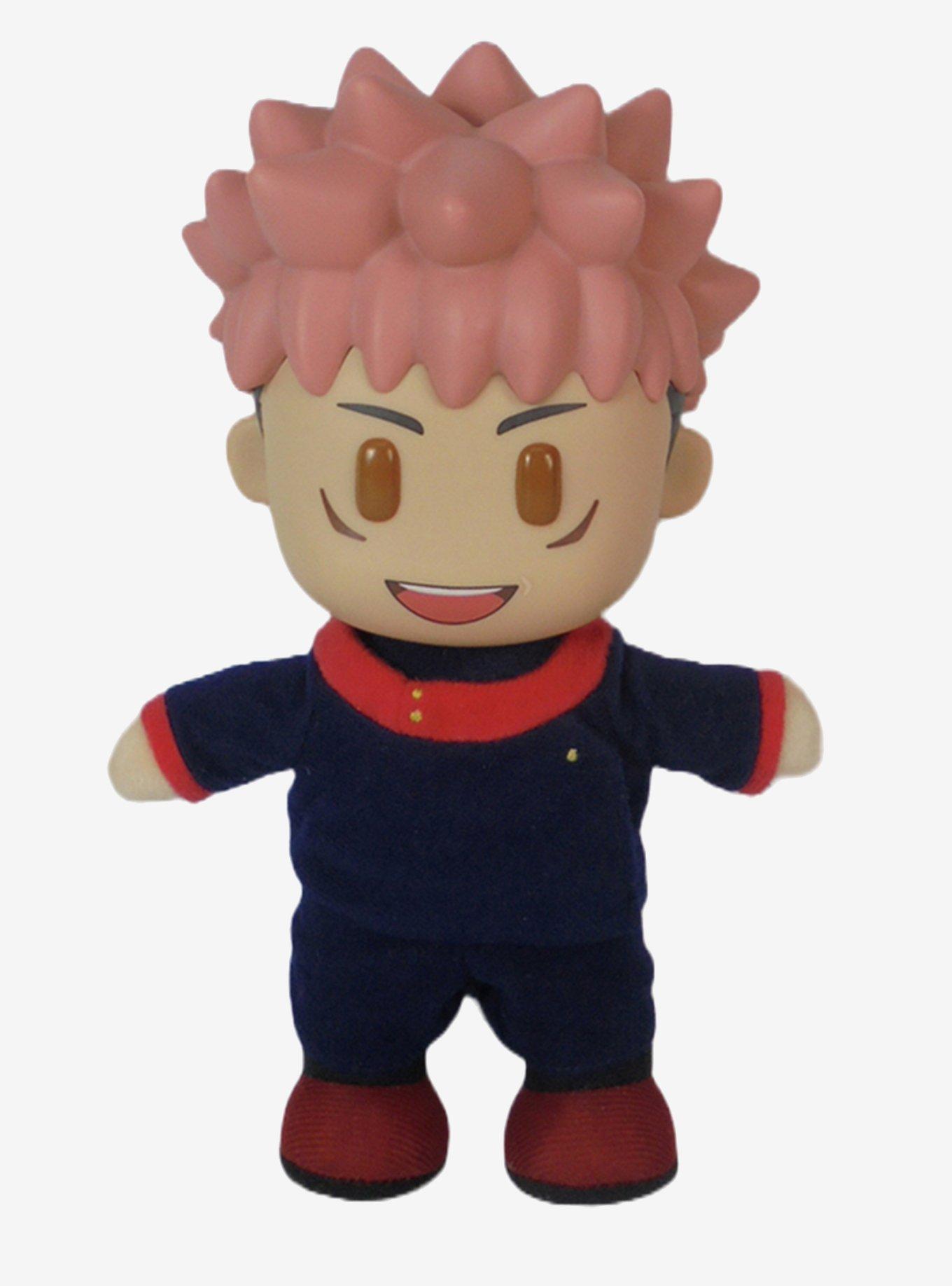 FigureKey Jujutsu Kaisen Yuji Itadori (Happy) Plush Figure 8" H, , hi-res