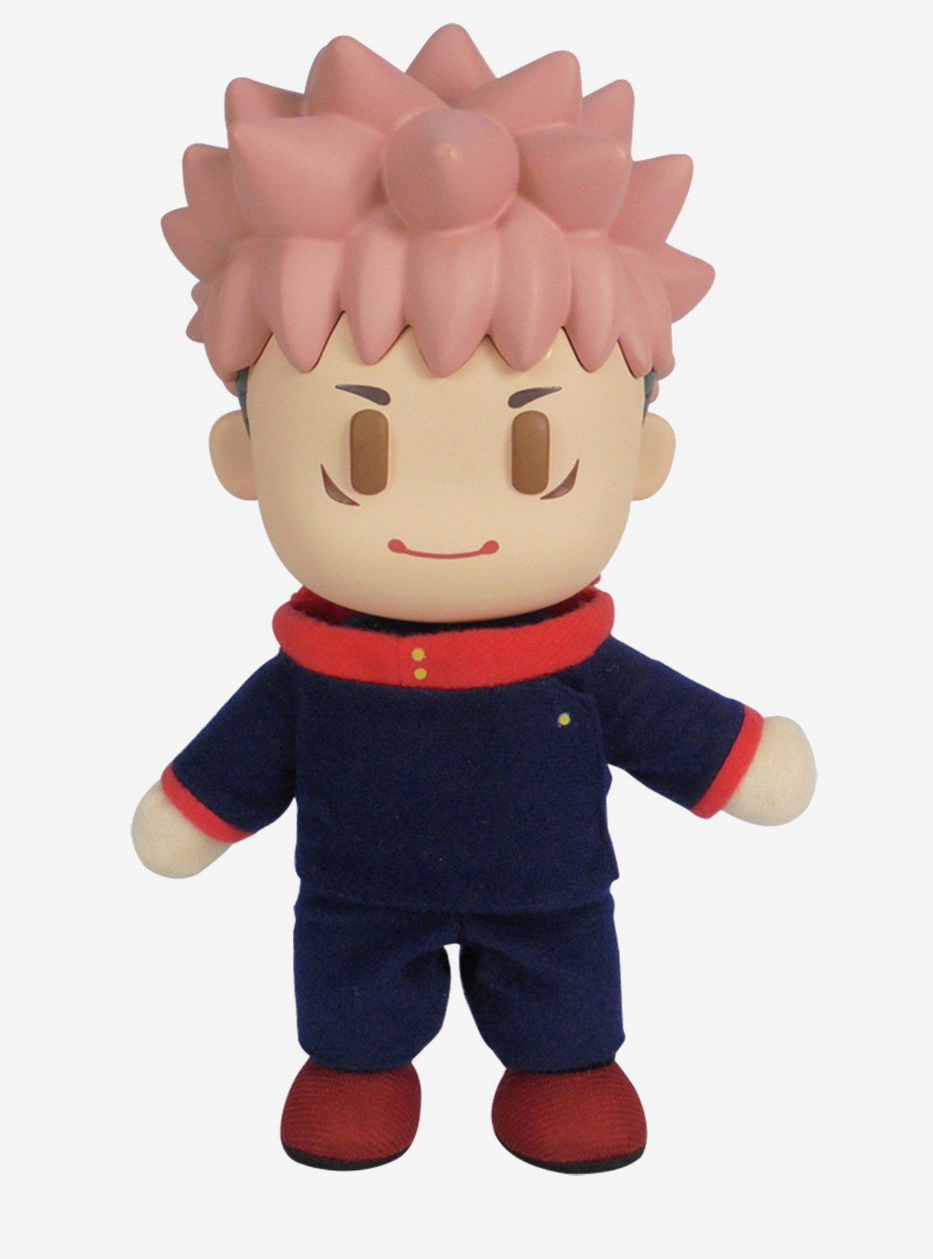 FigureKey Jujutsu Kaisen Yuji Itadori (Smile) Plush Figure 8" H, , hi-res