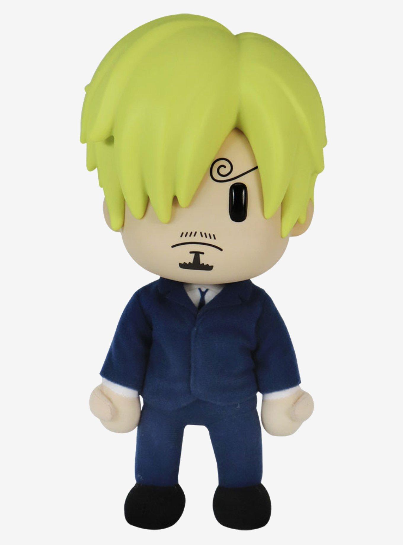 FigureKey One Piece Vinsmoke Sanji (Dressrosa Arc) Plush Figure 8" H, , hi-res