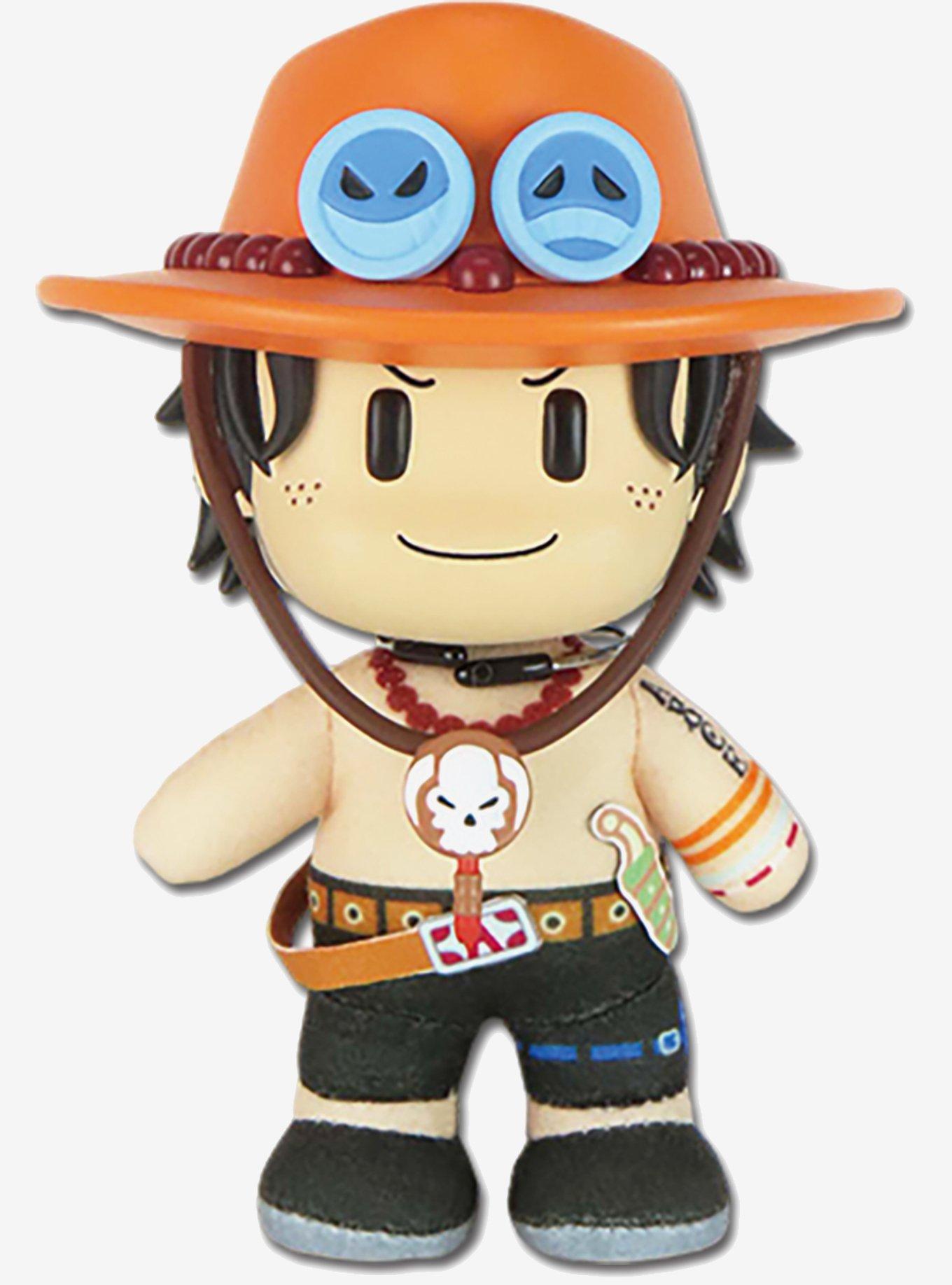 FigureKey One Piece Portgas D. Ace Plush Figure 4.5" H, , hi-res