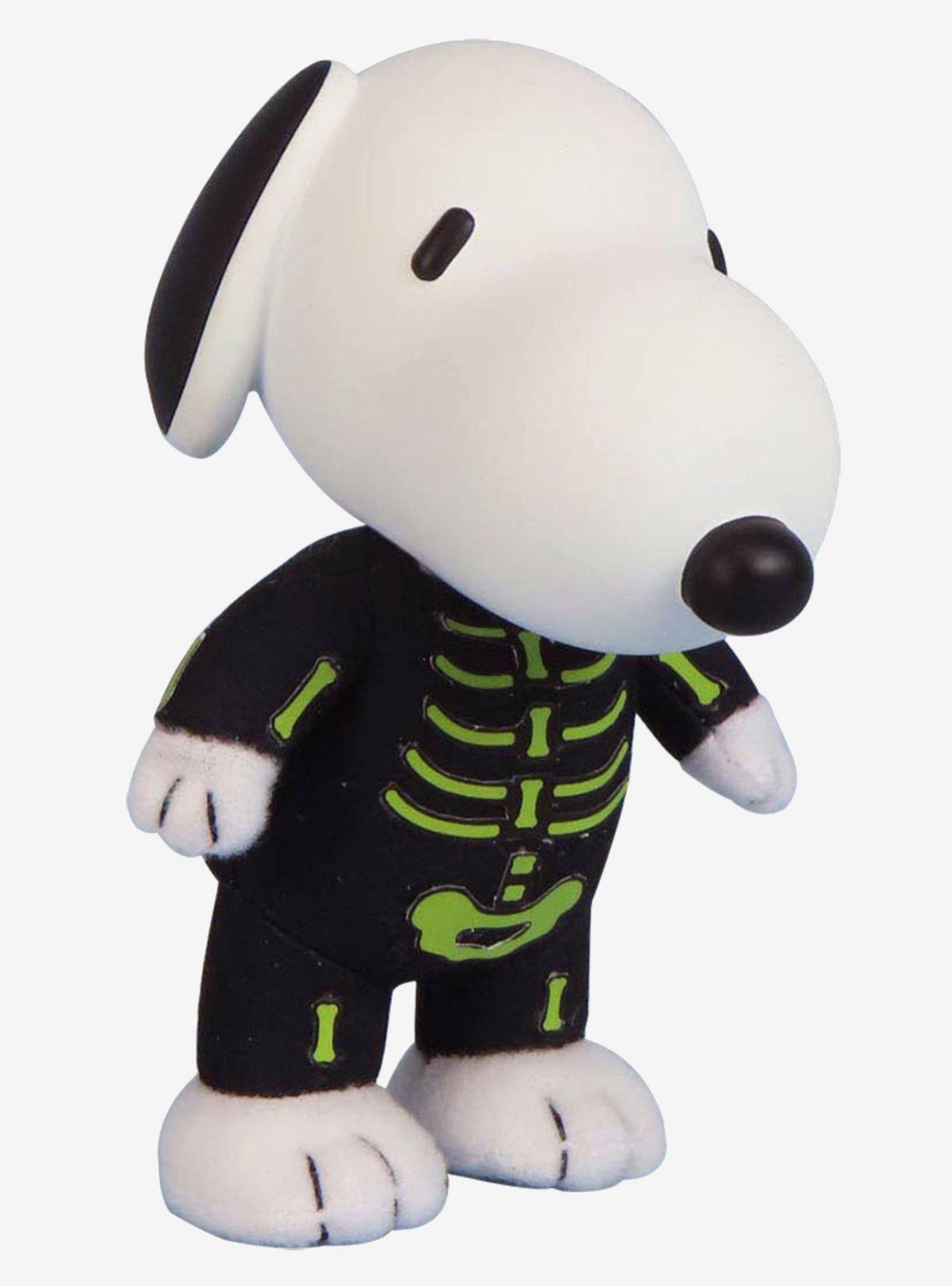 FigureKey Peanuts Snoopy (Skeleton Costume) Plush Figure 4.5" H, , hi-res