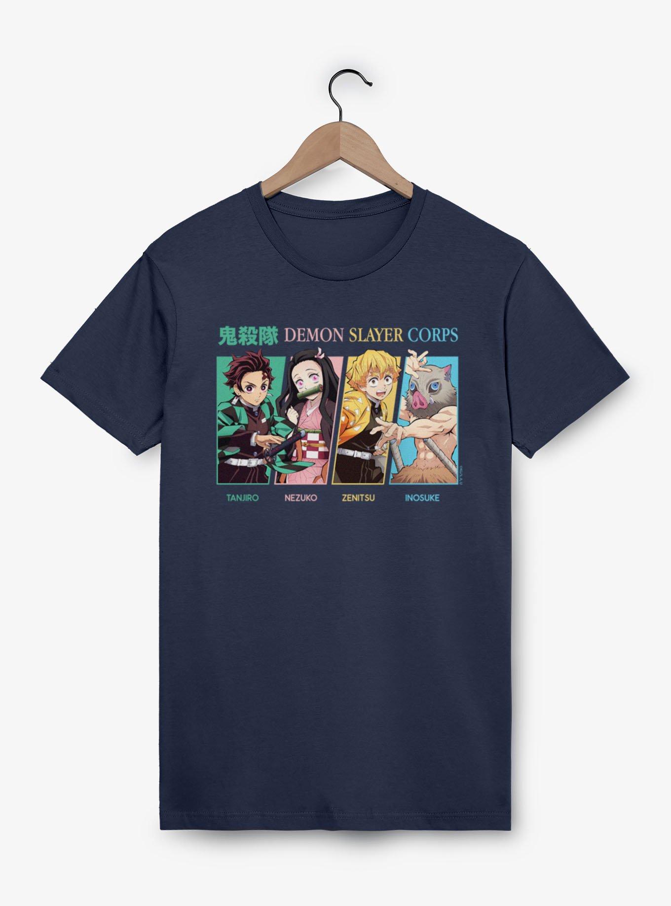 Demon Slayer Corps Character Panels T-Shirt
