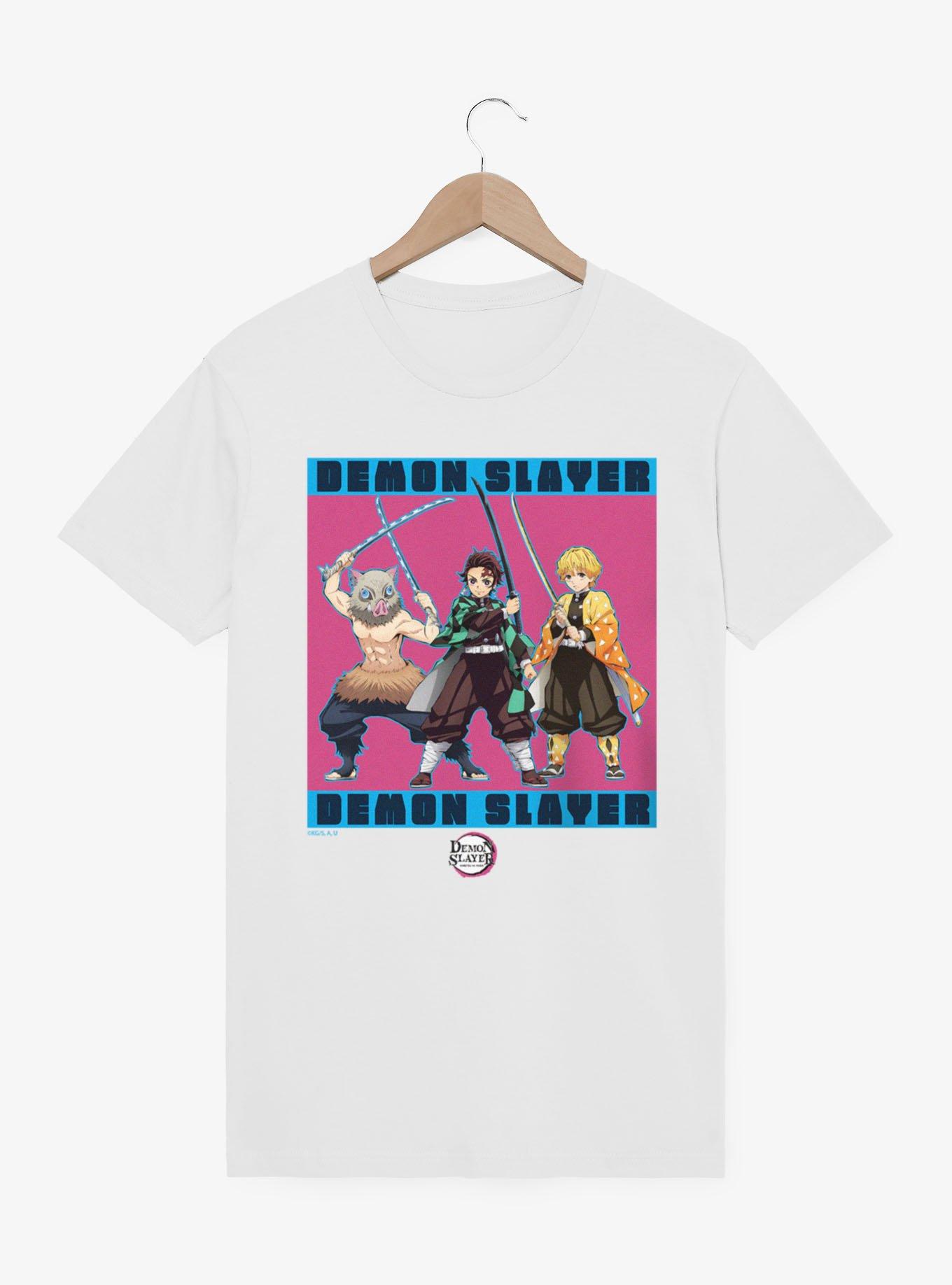 Demon Slayer Tanjiro Inosuke Zenitsu Together T-Shirt, , hi-res