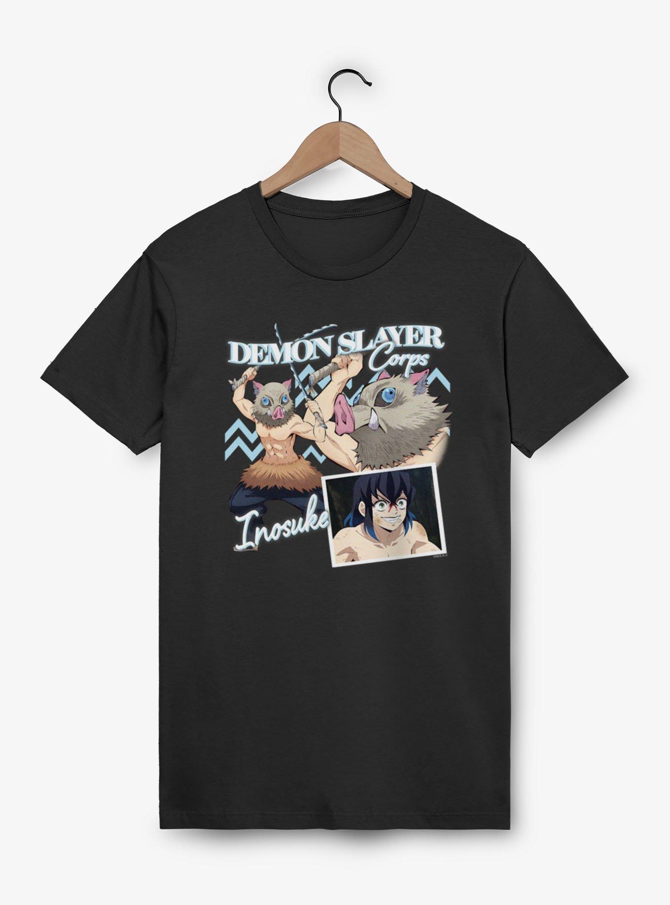 Demon Slayer Inosuke Postcard T-Shirt, , hi-res