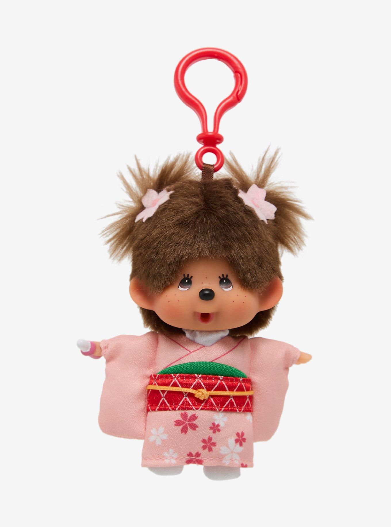 Monchhichi Kimono Girl Plush Bag Clip, , hi-res