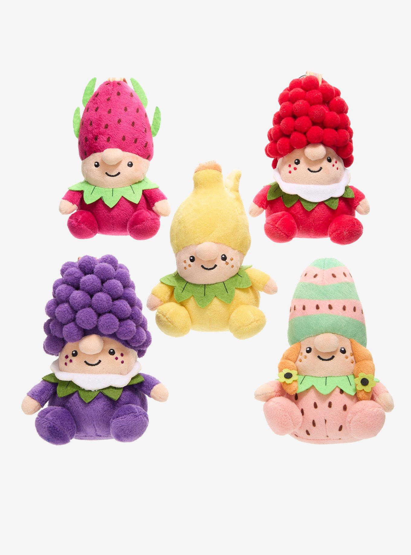 Gnibble Gnome Fruit Blind Box Plush Bag Charm, , hi-res