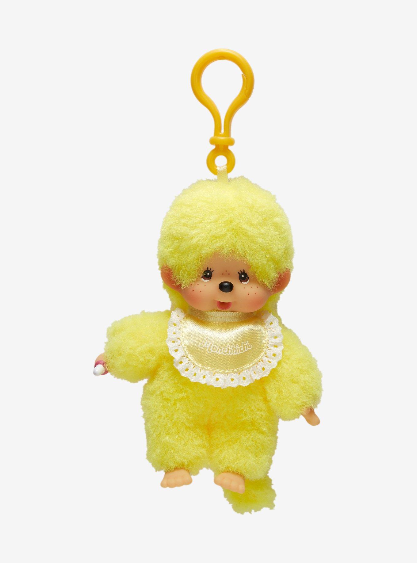 Monchhichi Yellow Plush Bag Clip, , hi-res