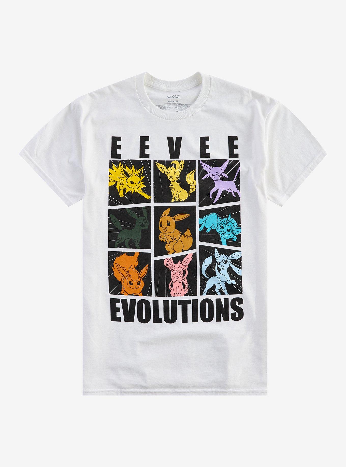 Pok&eacute;mon Eevee Evolutions Grid T-Shirt, , hi-res
