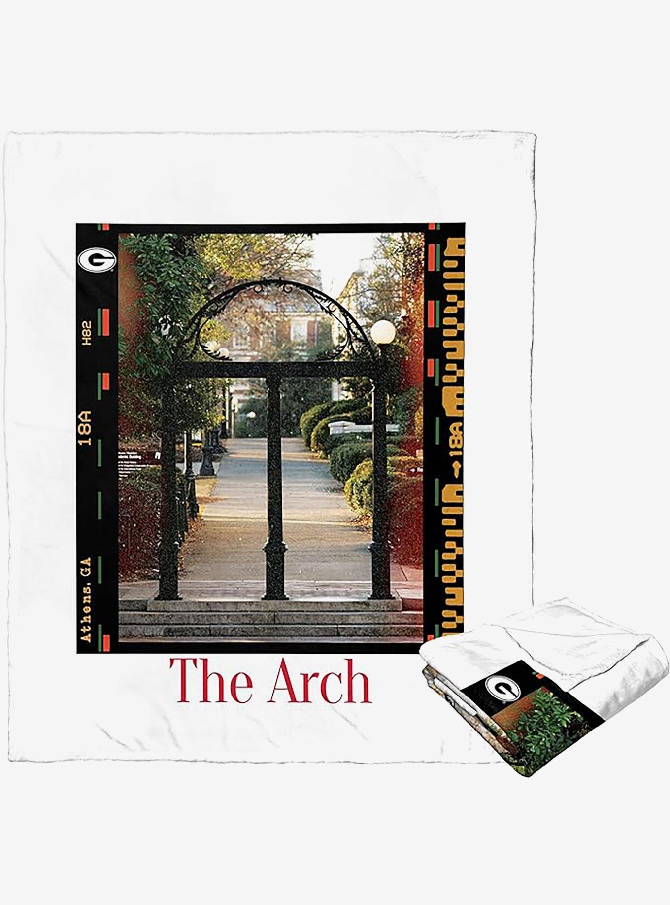 NCAA Campus Life Georgia Silk Touch Throw Blanket, , hi-res