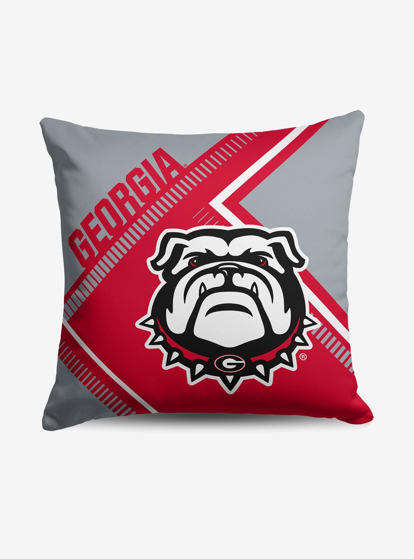 NCAA Georgia Bulldogs Pulsewave Throw Pillow, , hi-res