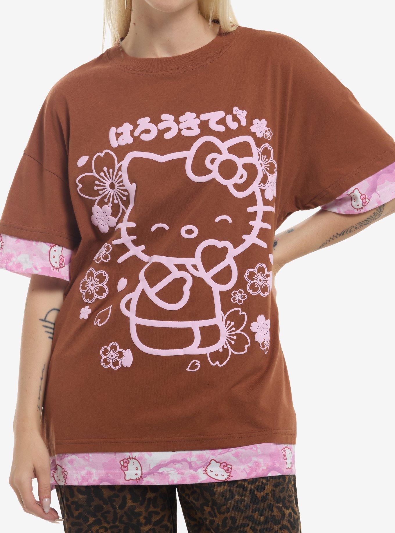 Hello Kitty Sakura Layered T-Shirt, , hi-res