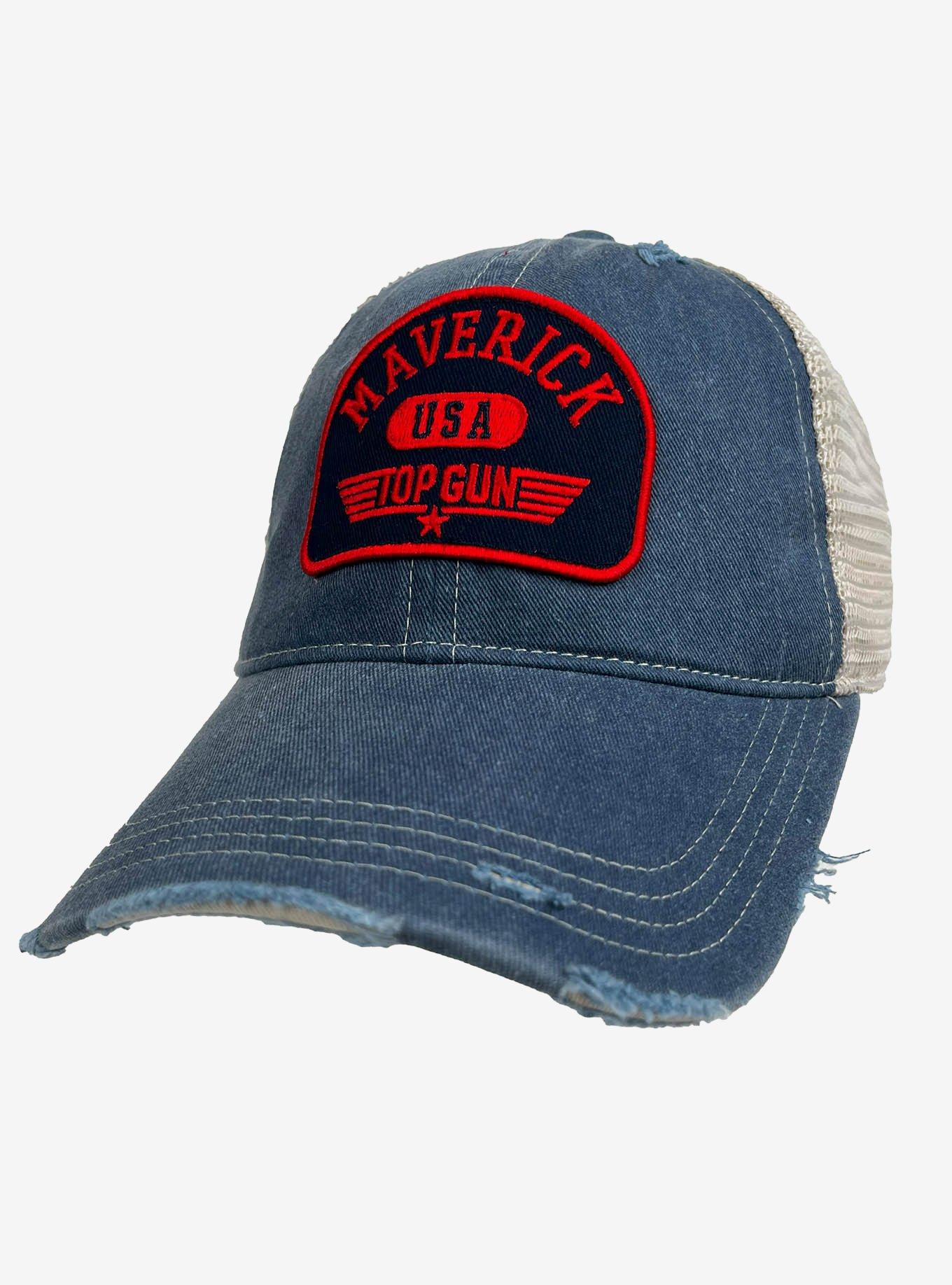 Top Gun Maverick Arch Vintage Trucker Cap, , hi-res