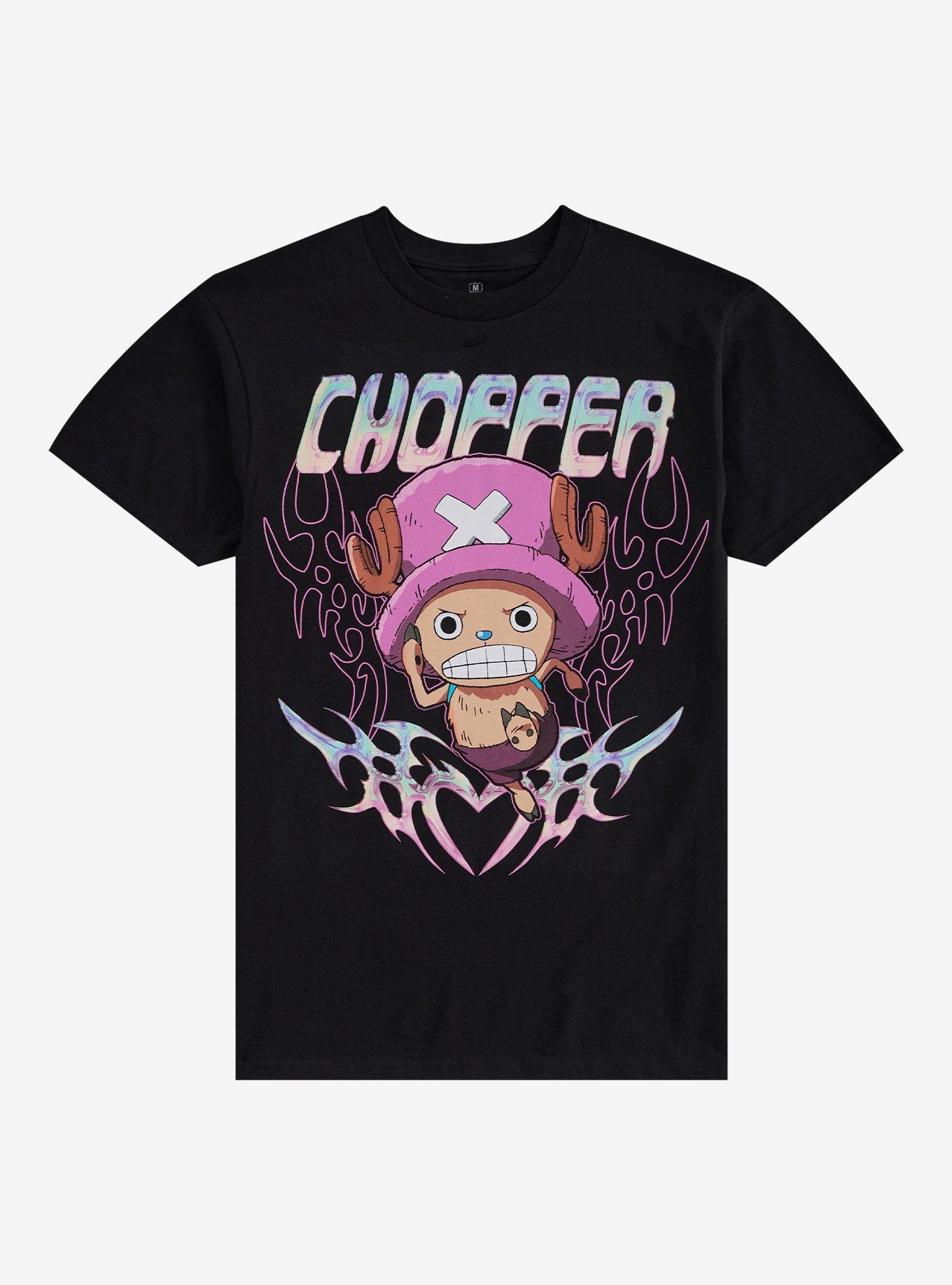 One Piece Chopper Chrome Cyber Sigils T-Shirt, , hi-res