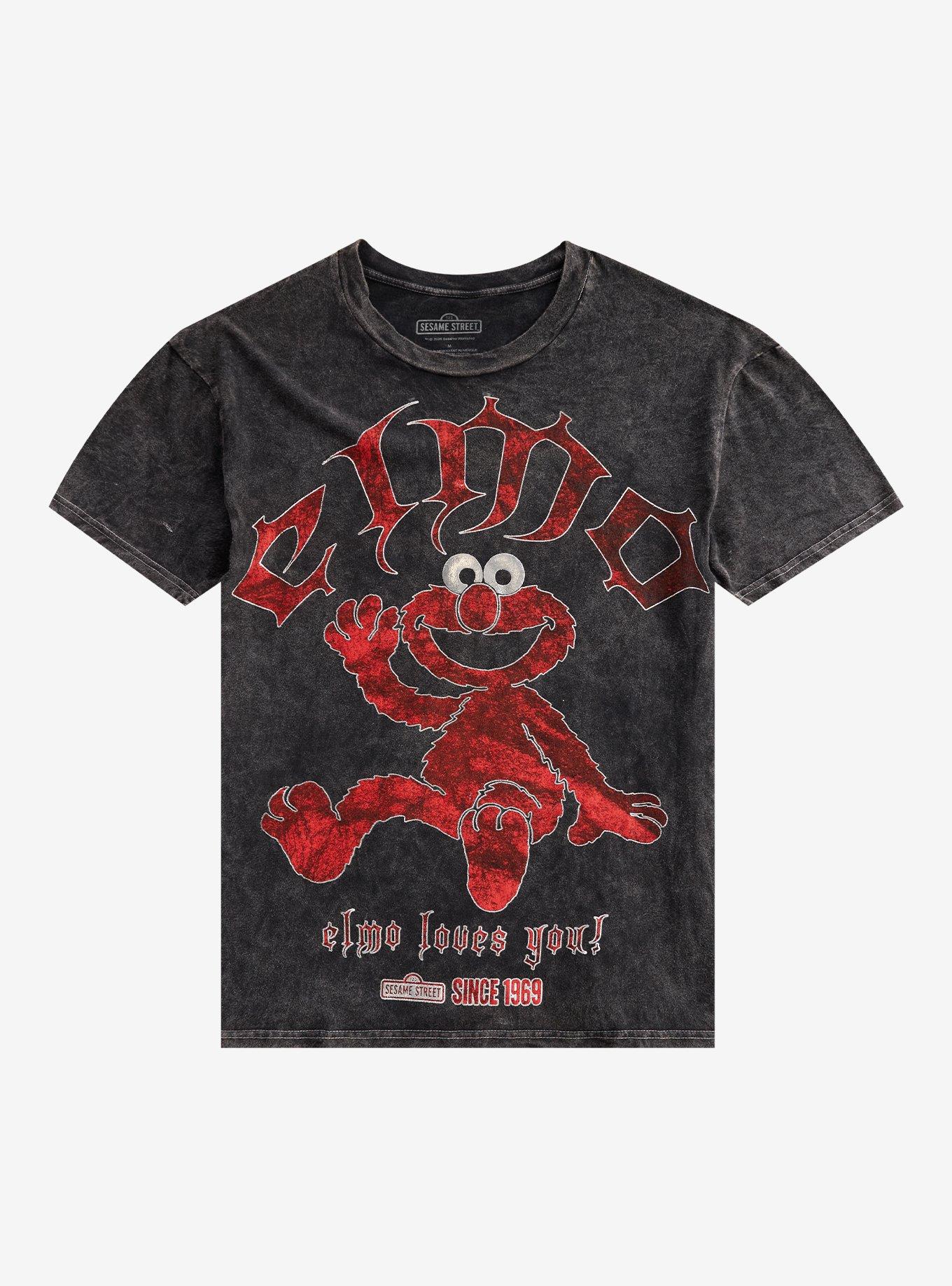 Sesame Street Elmo Metal T-Shirt, , hi-res