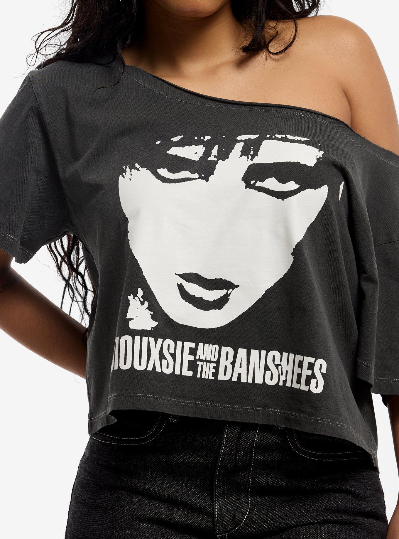 Siouxsie And The Banshees Face Girls Off-Shoulder T-Shirt, , hi-res