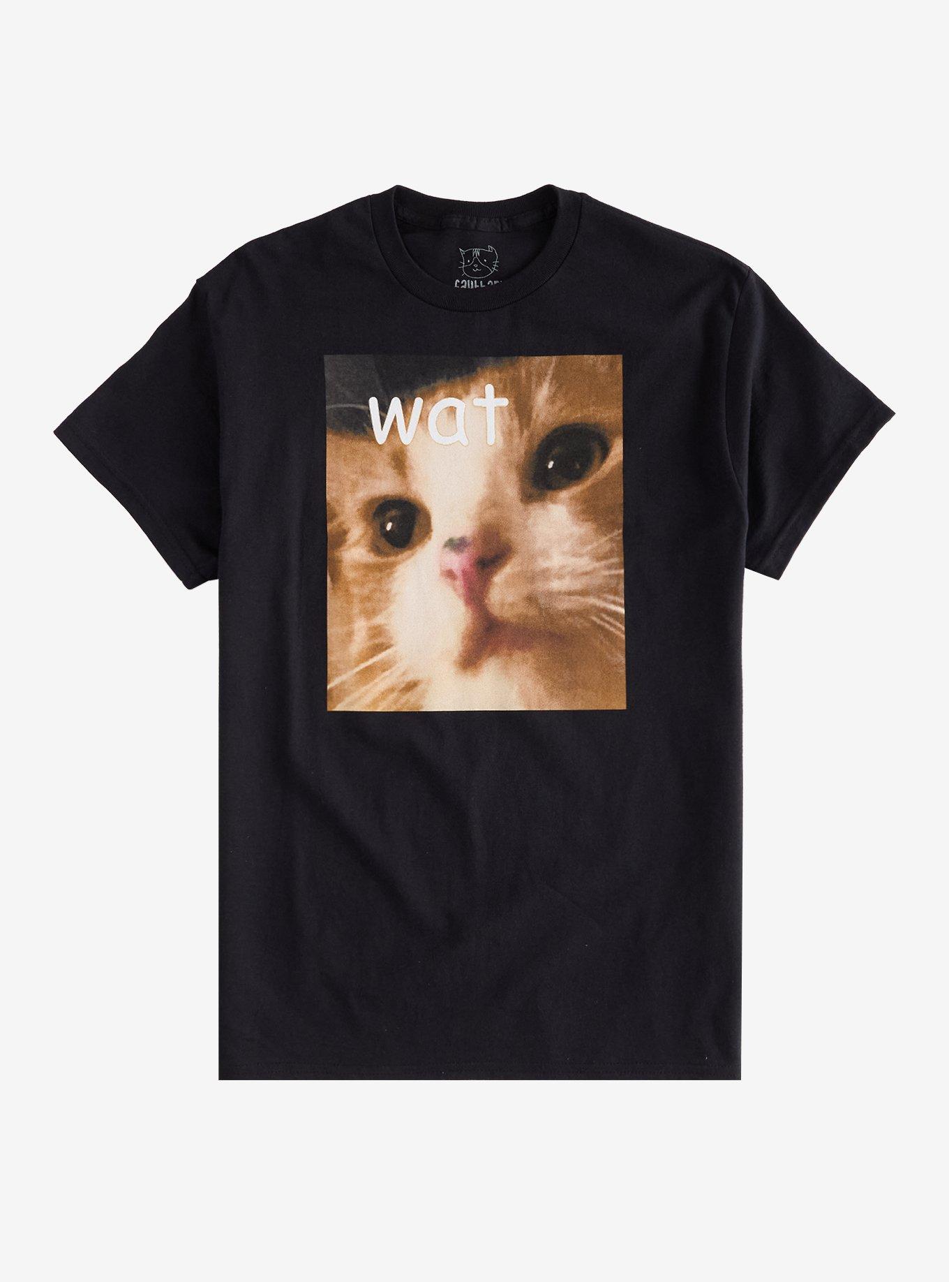 Wat Cat T-Shirt By Fautbarb, , hi-res