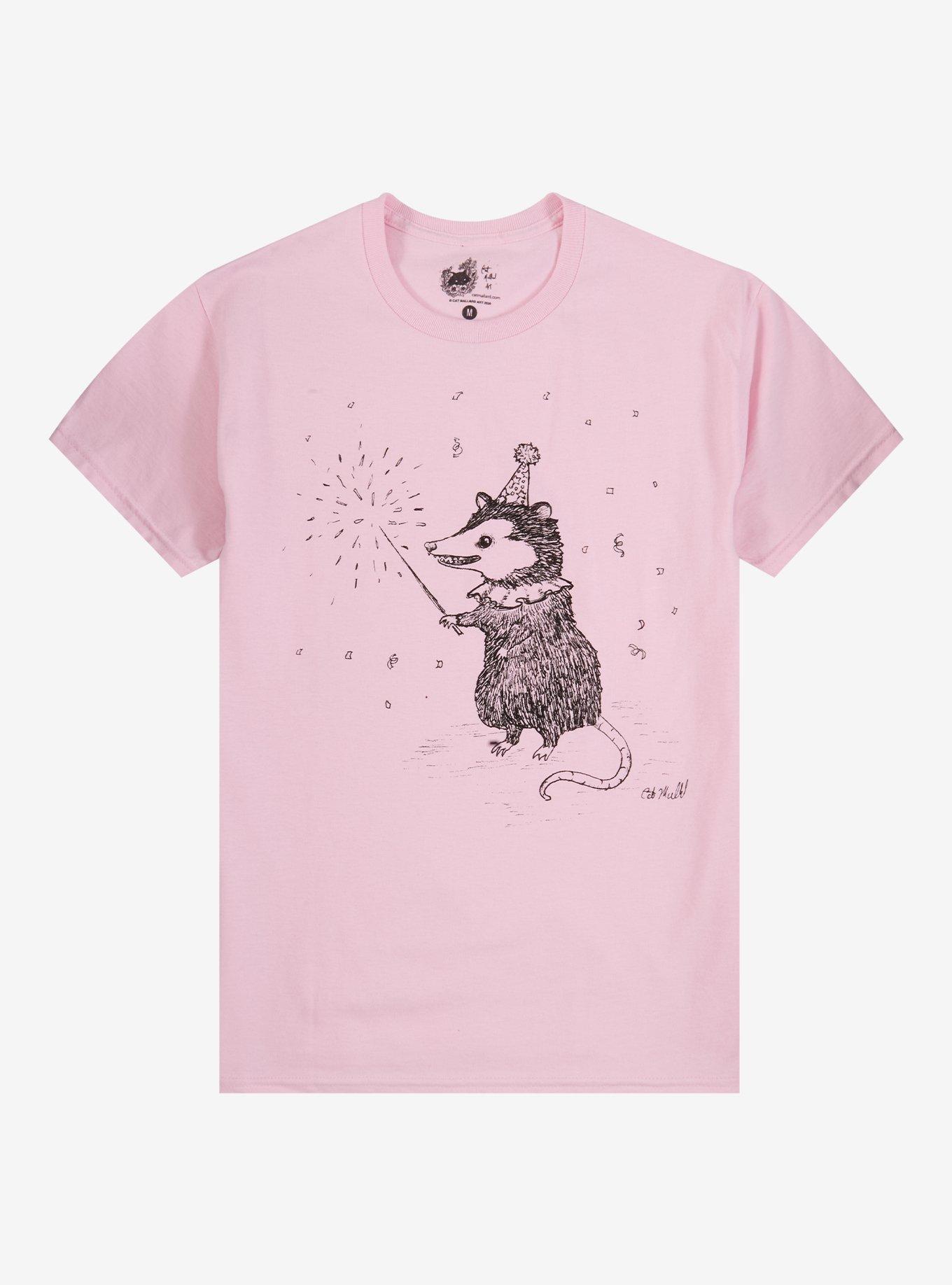 Possum Birthday T-Shirt By Cat Mallard