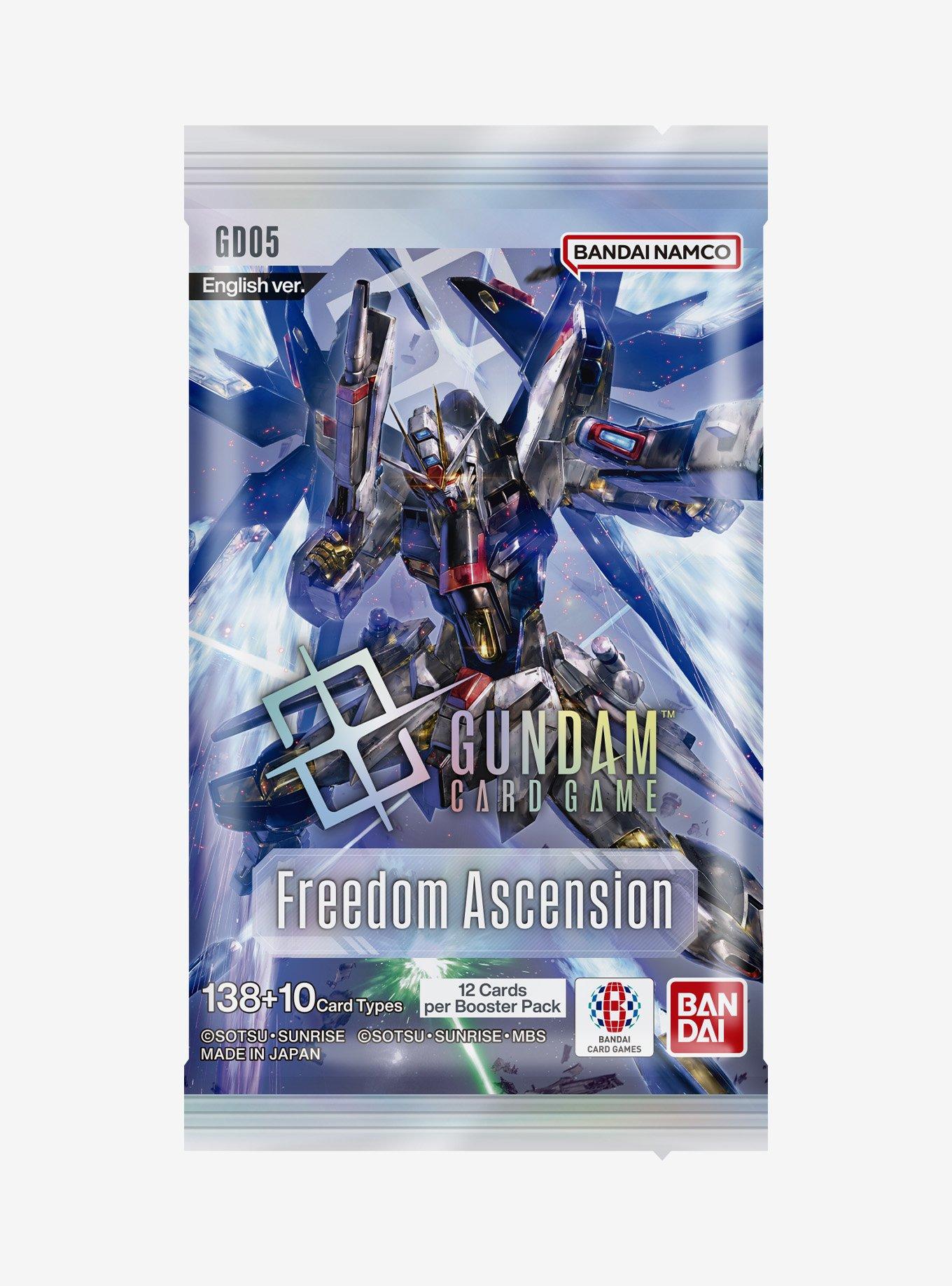 ガンダムカード GD05 Freedom Ascension 124パック 新品 Gundam Card Game GD05 Freedom Ascension Booster Pack | Hot Topic